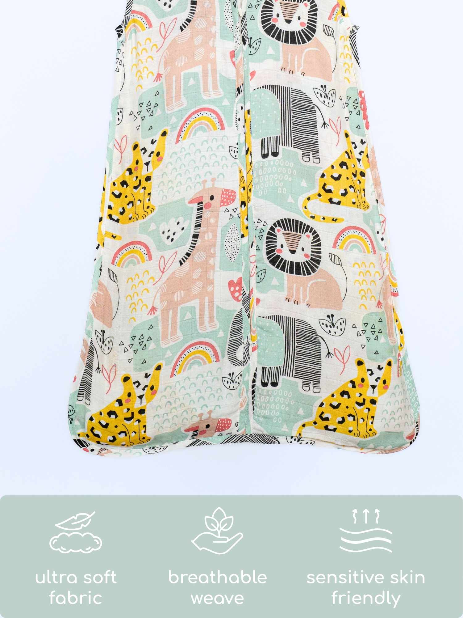bamboo muslin sleeping bag