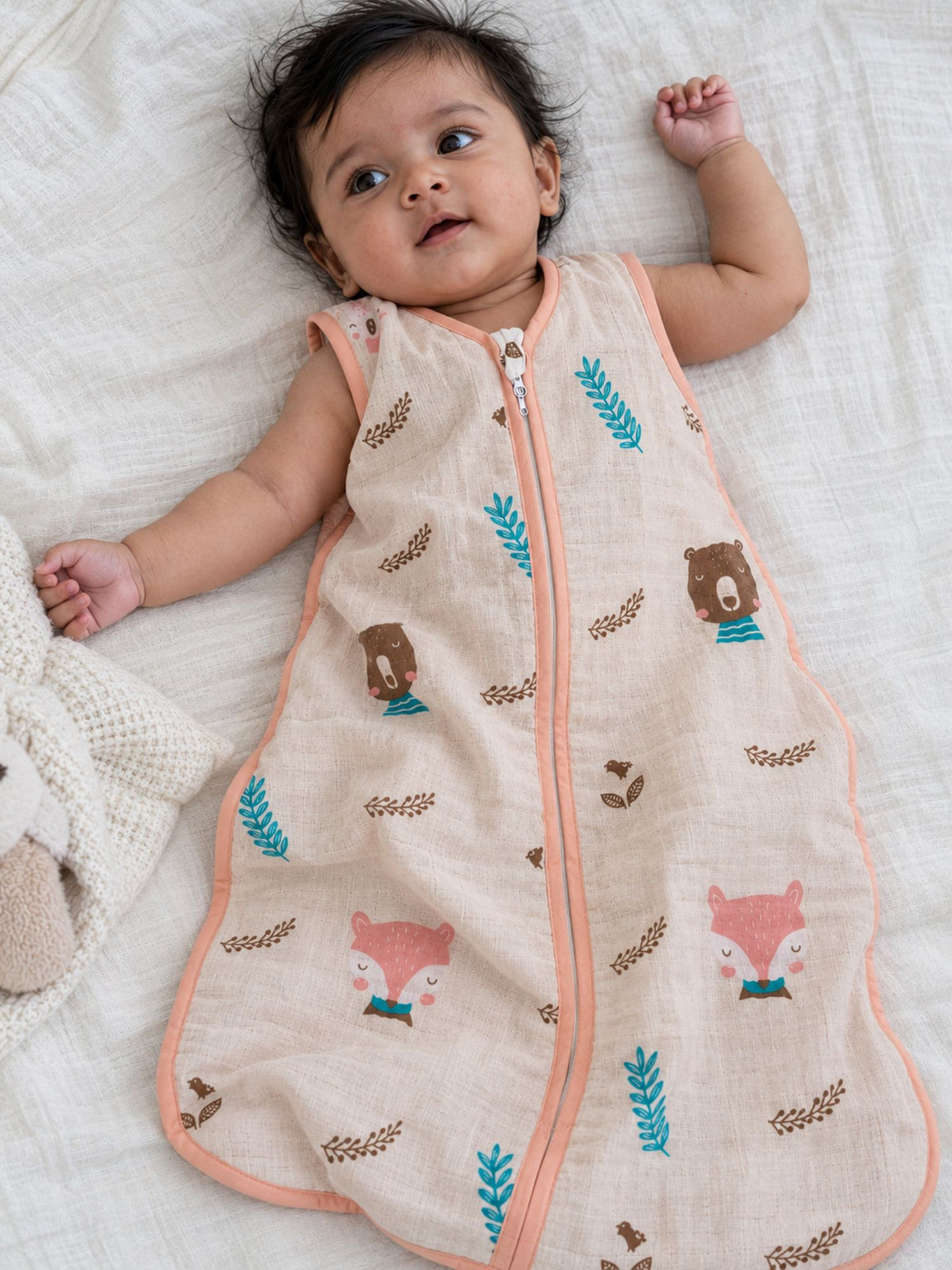 bamboo muslin sleeping bag