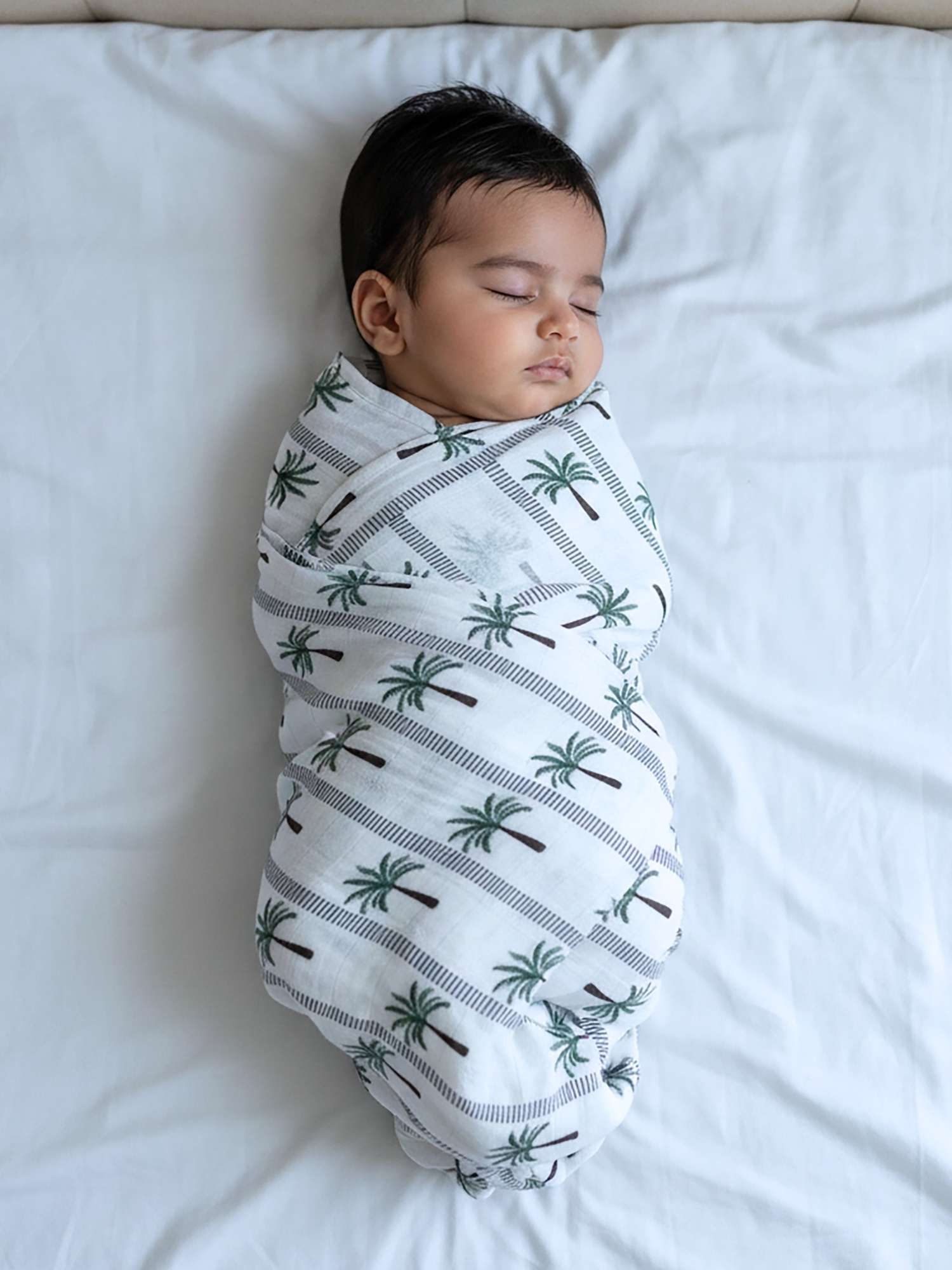 bamboo muslin swaddle - by the sea