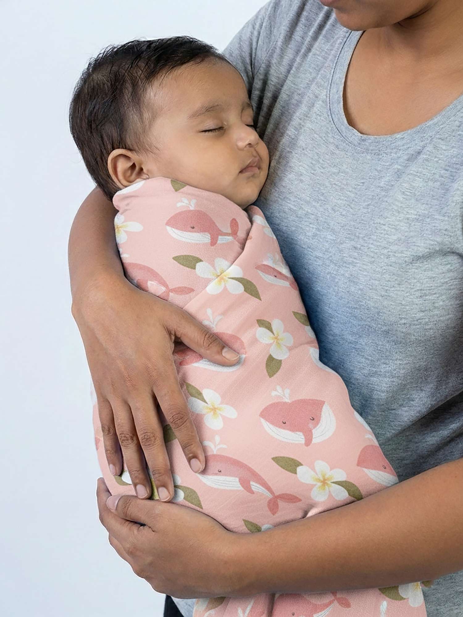 bamboo muslin swaddle - by the sea