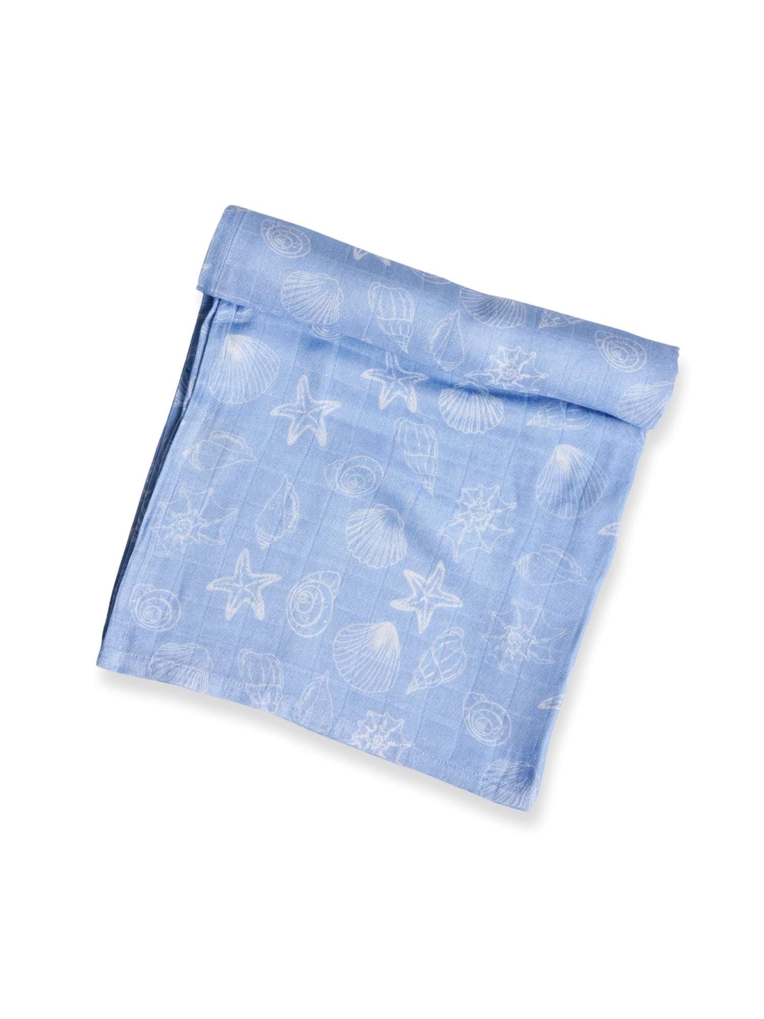 bamboo muslin swaddle - by the sea