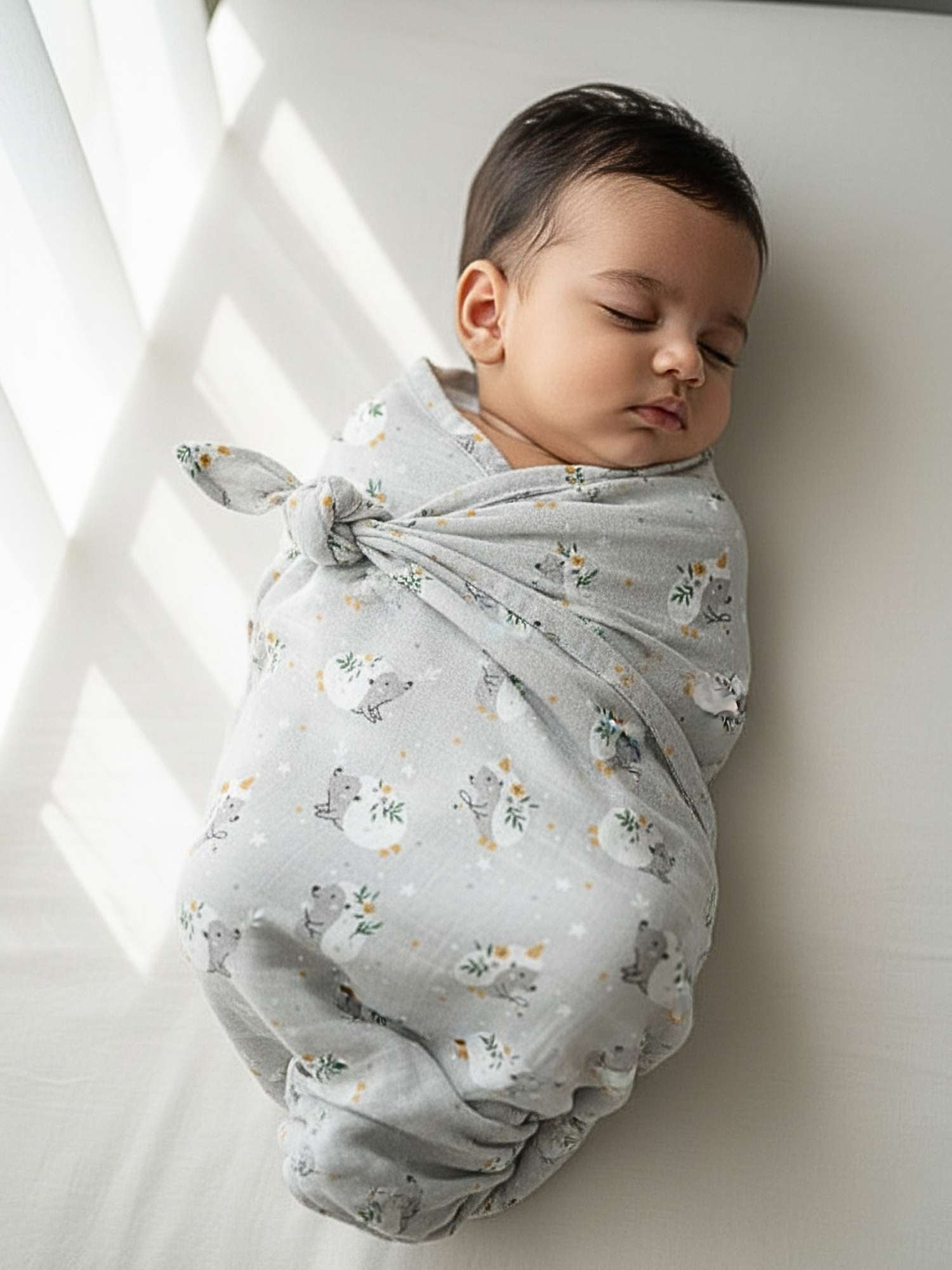 bamboo muslin swaddle - into the wild