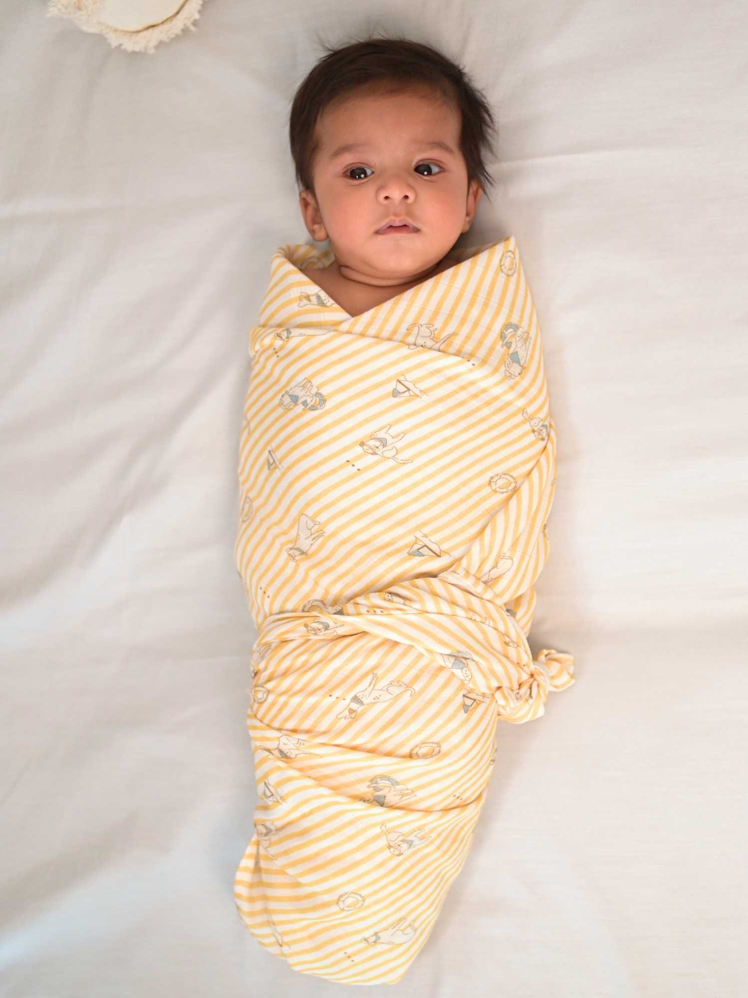 bamboo muslin swaddle pack of 2