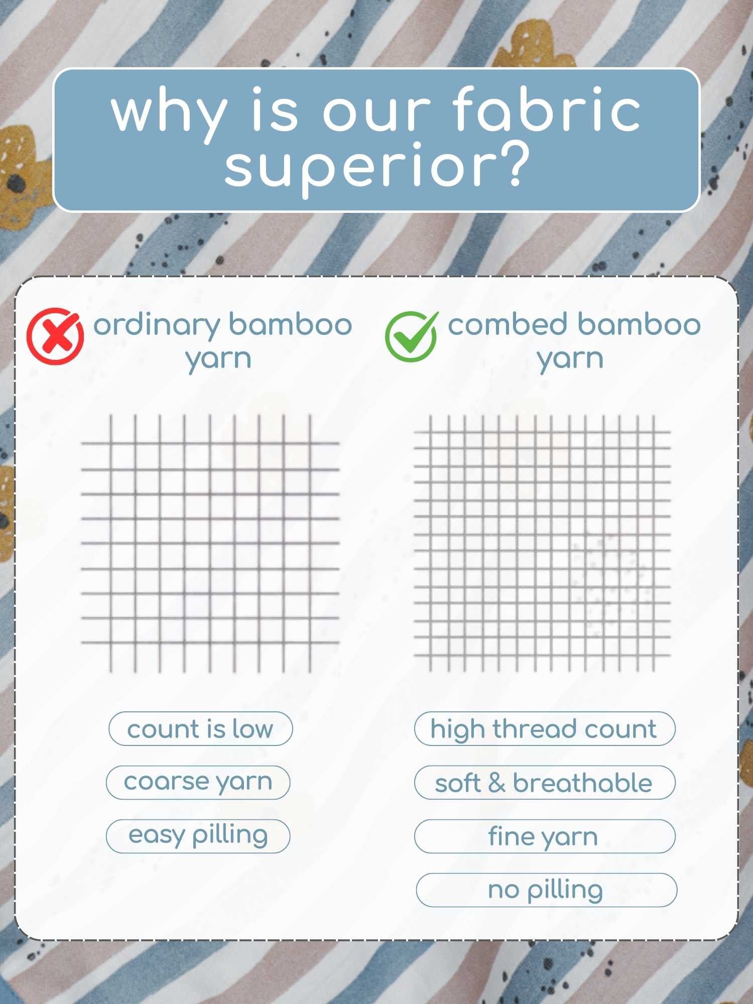 bamboo muslin + terry hooded towel - abstract world