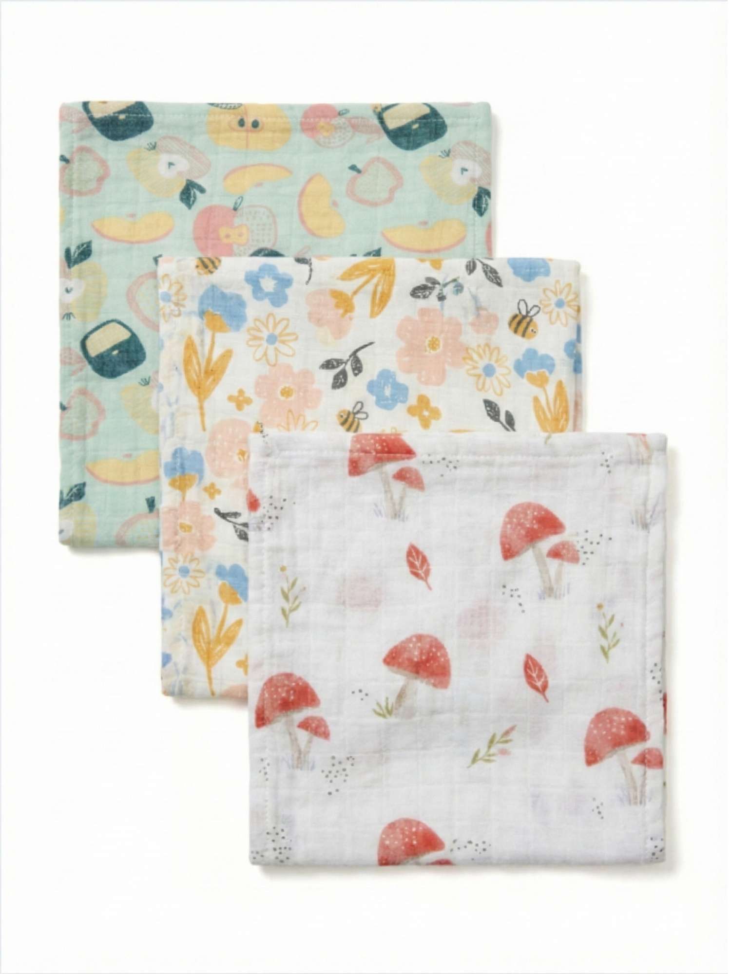 bamboo muslin wash cloth pack of 3