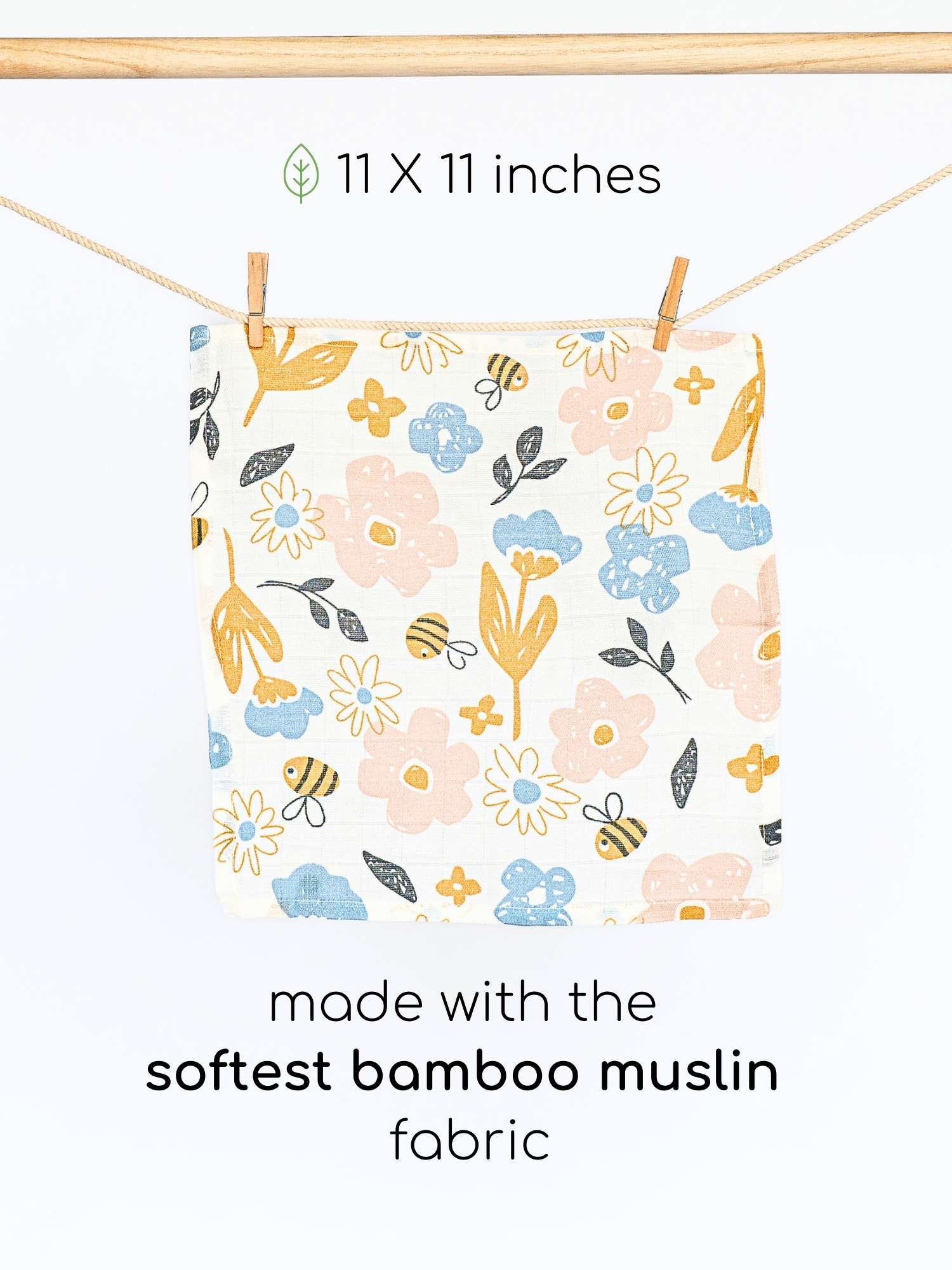 bamboo muslin wash cloth pack of 3
