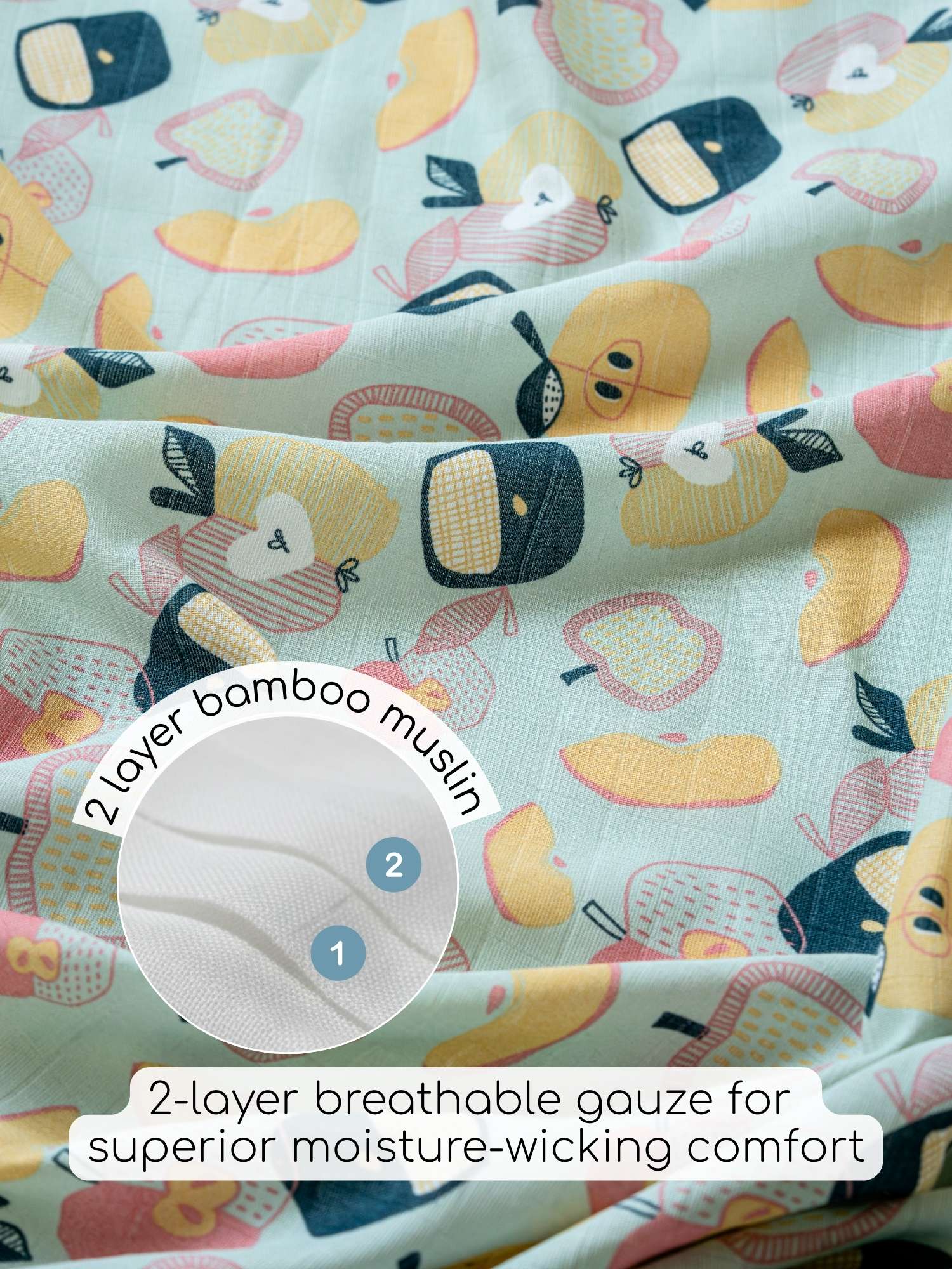 bamboo muslin wash cloth pack of 3