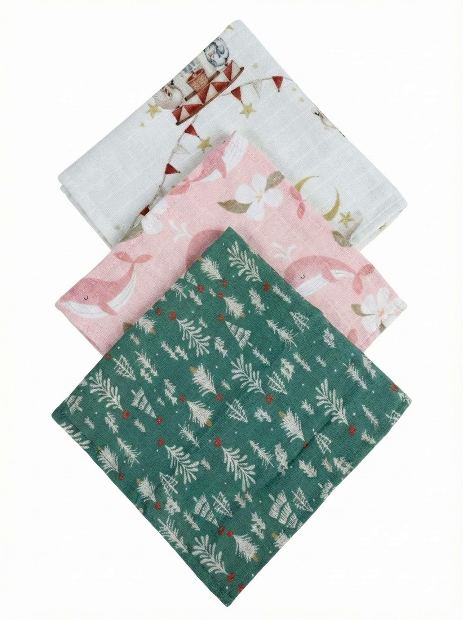 bamboo muslin wash cloth pack of 3