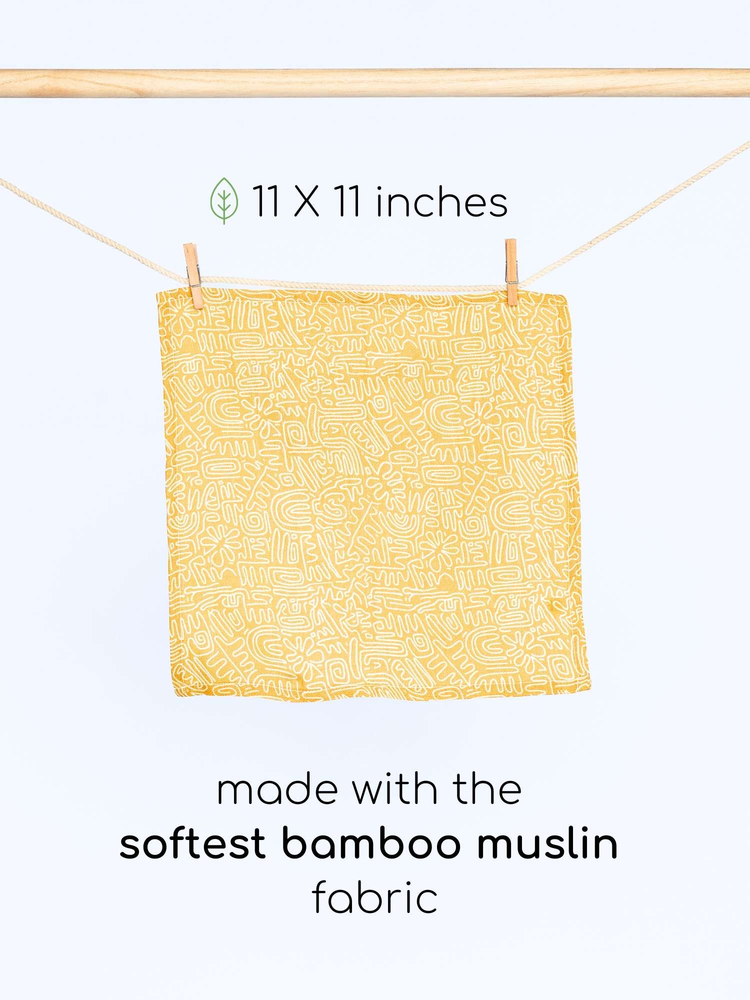 bamboo muslin wash cloth pack of 6