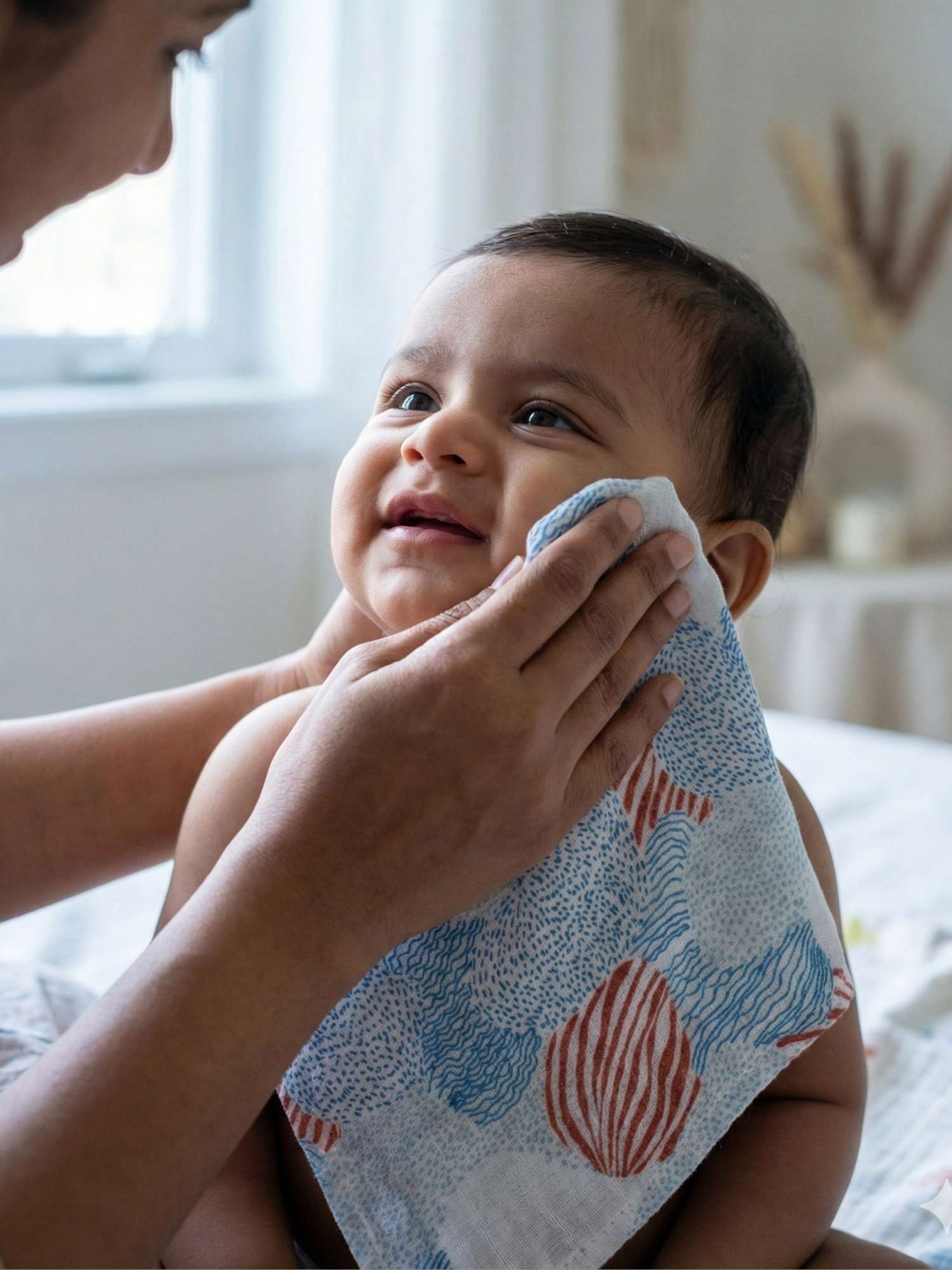 bamboo muslin wash cloth pack of 6