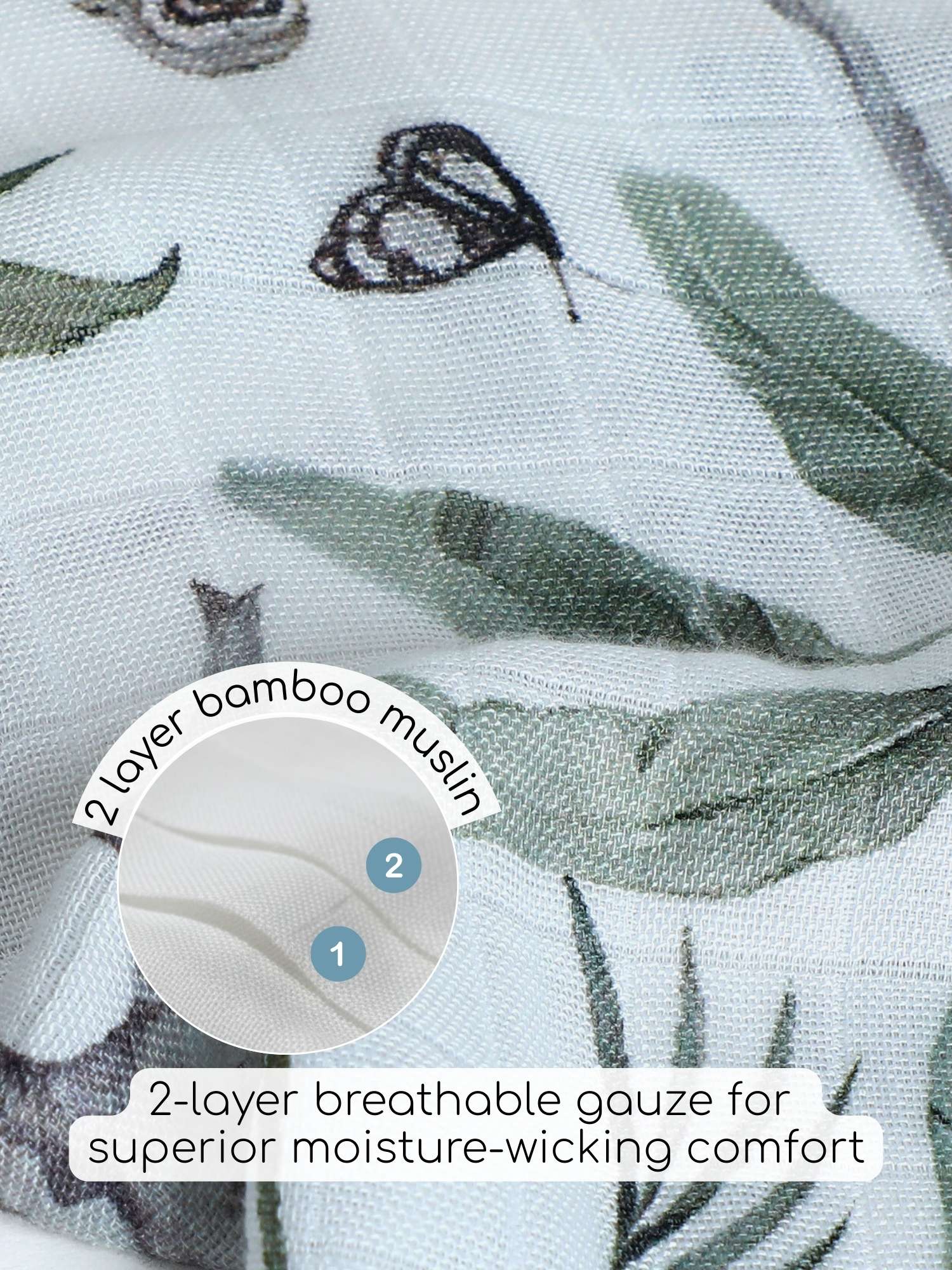 bamboo muslin wash cloth pack of 6