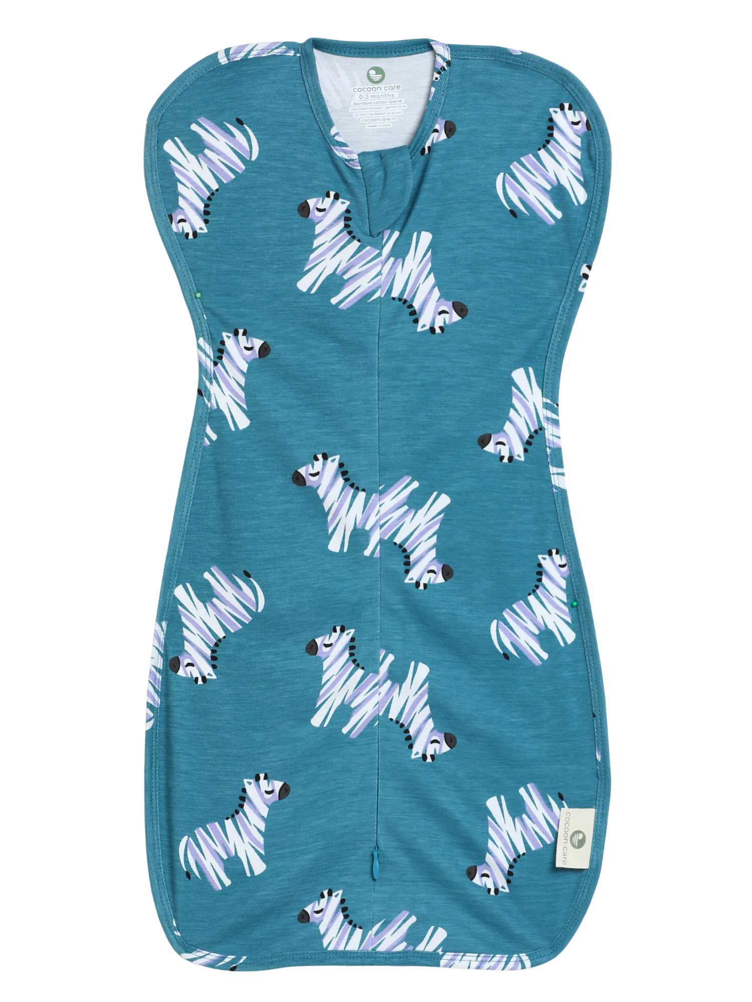 bamboo hands up swaddle pod for baby - prints