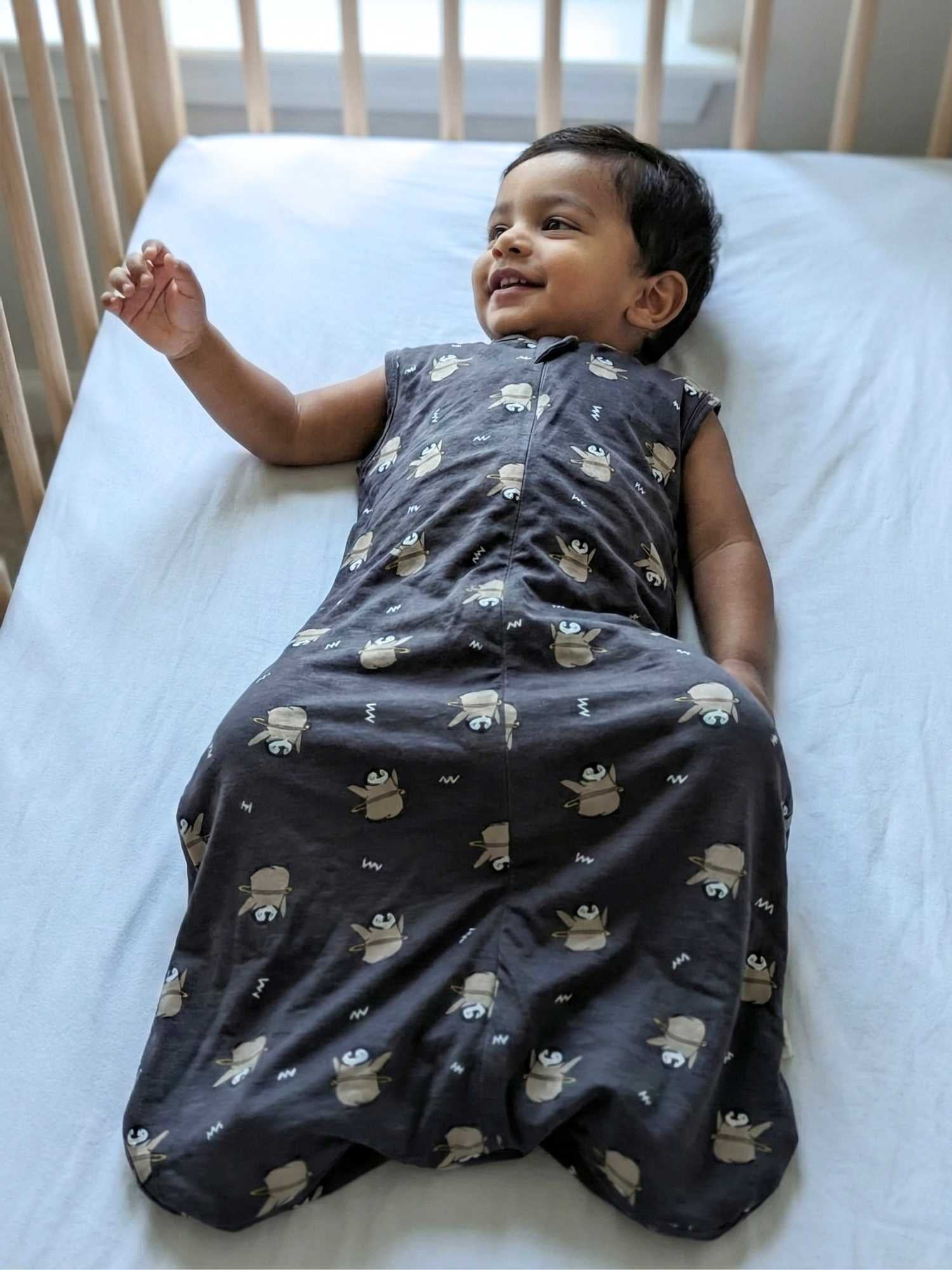 bamboo sleeping bag with foot opening - prints