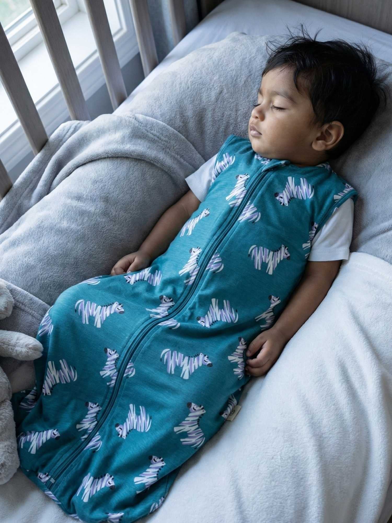 bamboo sleeping bag with foot opening - prints