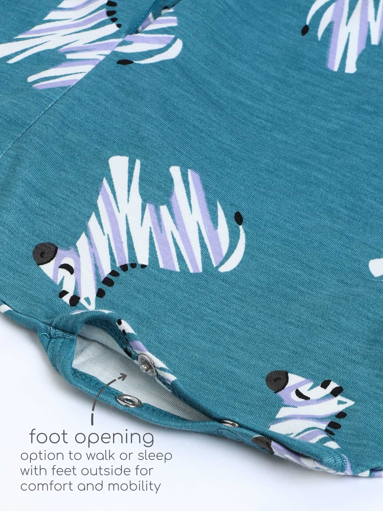 bamboo sleeping bag with foot opening - prints