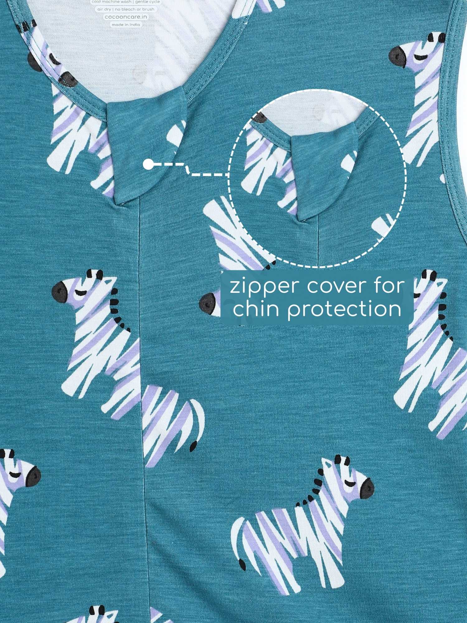 bamboo sleeping bag with foot opening - prints