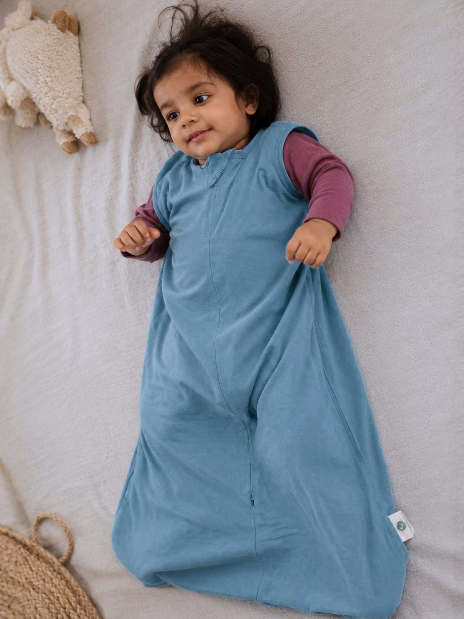 bamboo sleeping bag with foot opening
