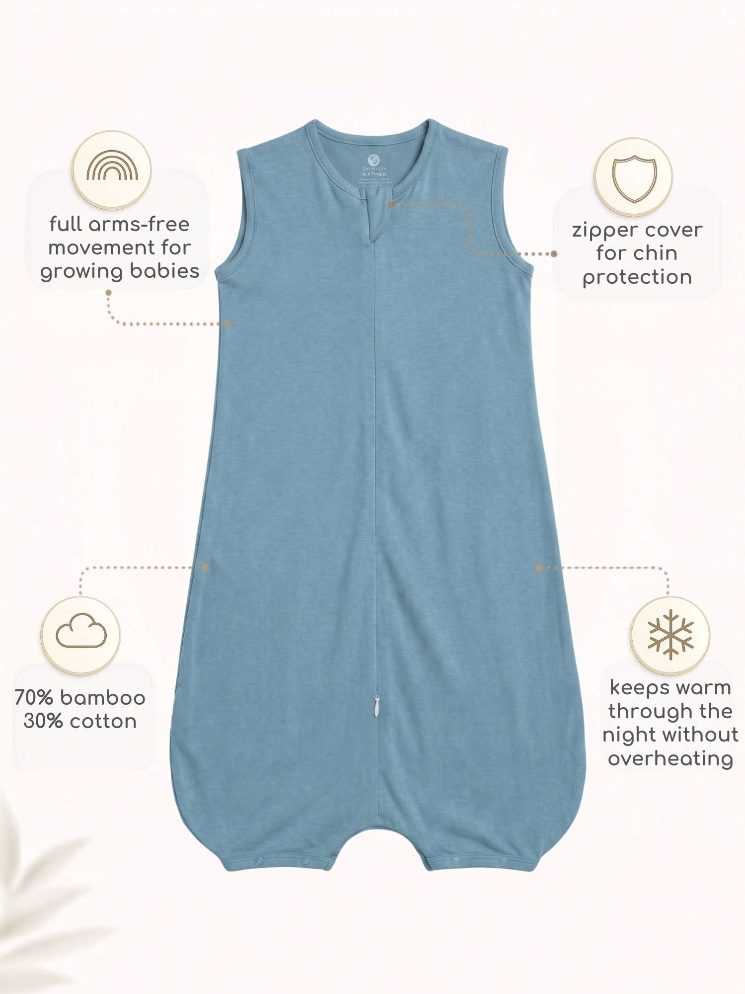 bamboo sleeping bag with foot opening