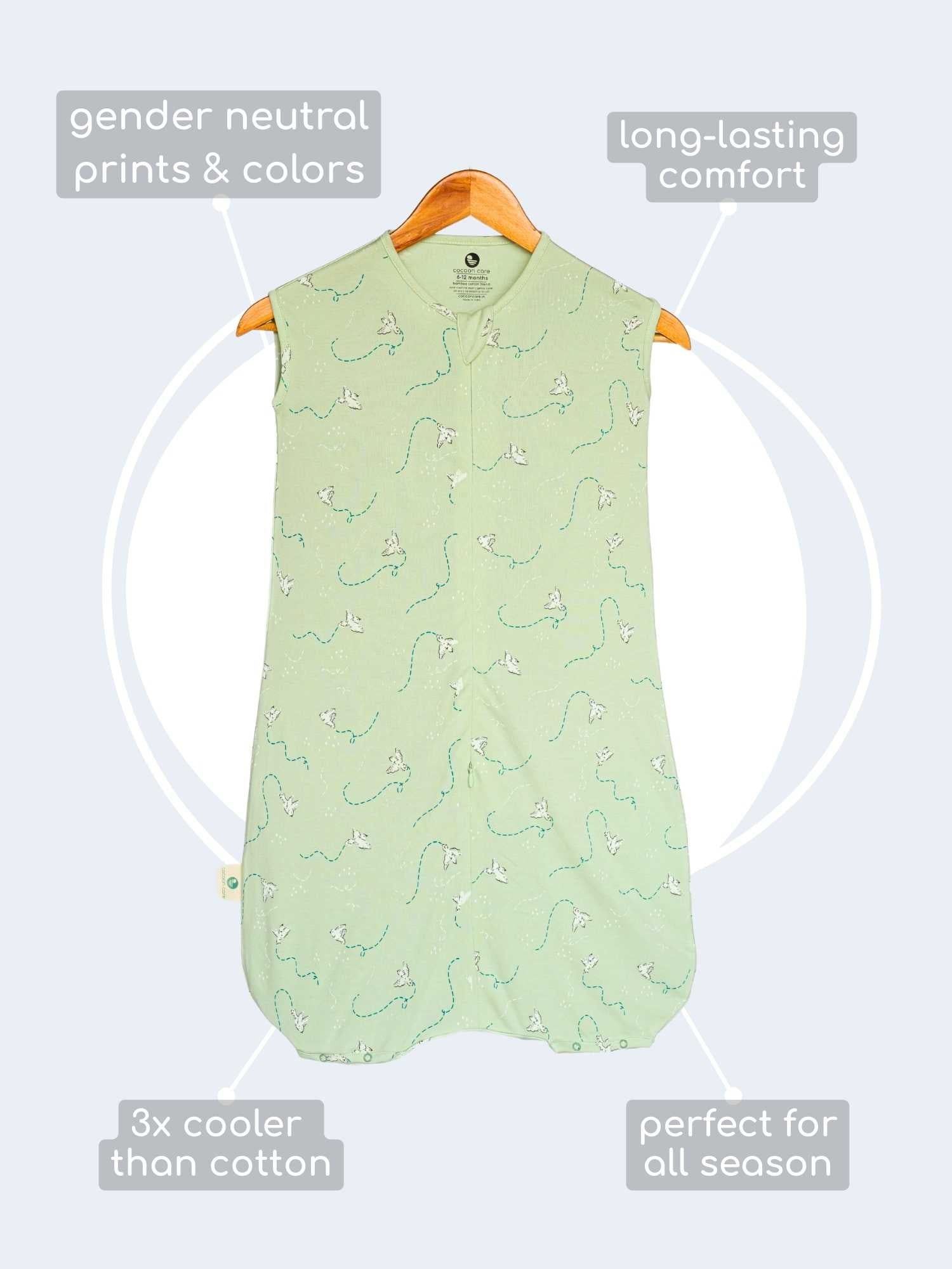 bamboo sleeping bag with foot opening