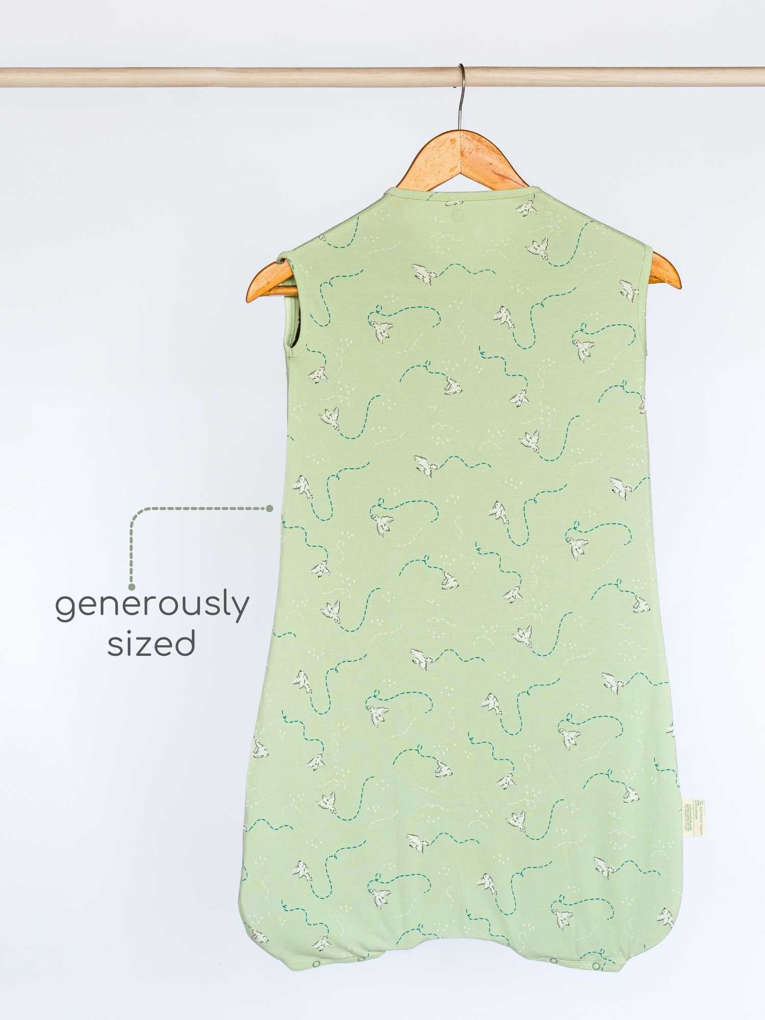 bamboo sleeping bag with foot opening - prints