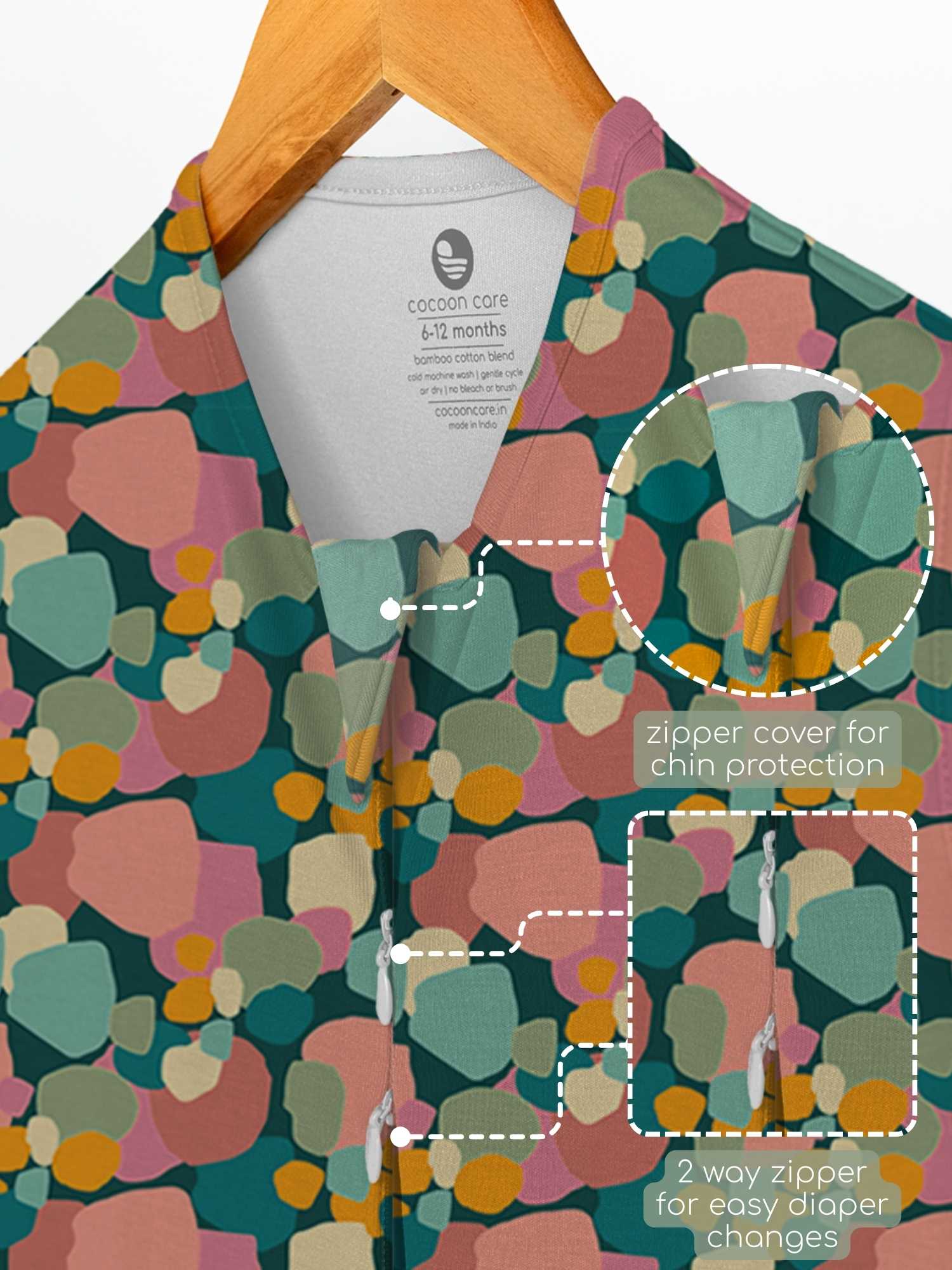 bamboo sleeping bag with foot opening