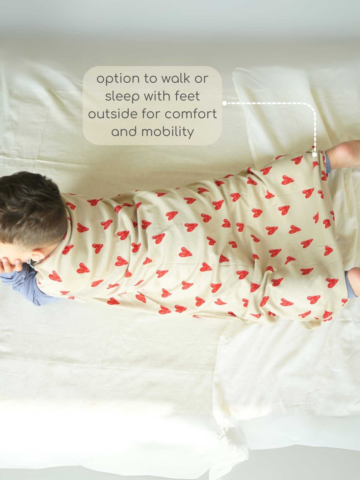 bamboo sleeping bag with foot opening - prints