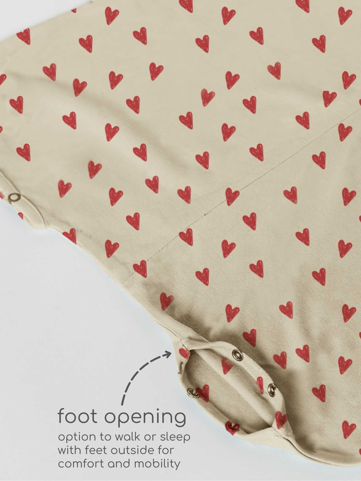 bamboo sleeping bag with foot opening - prints