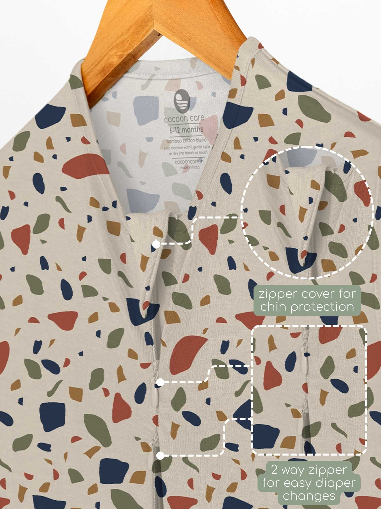 bamboo sleeping bag with foot opening