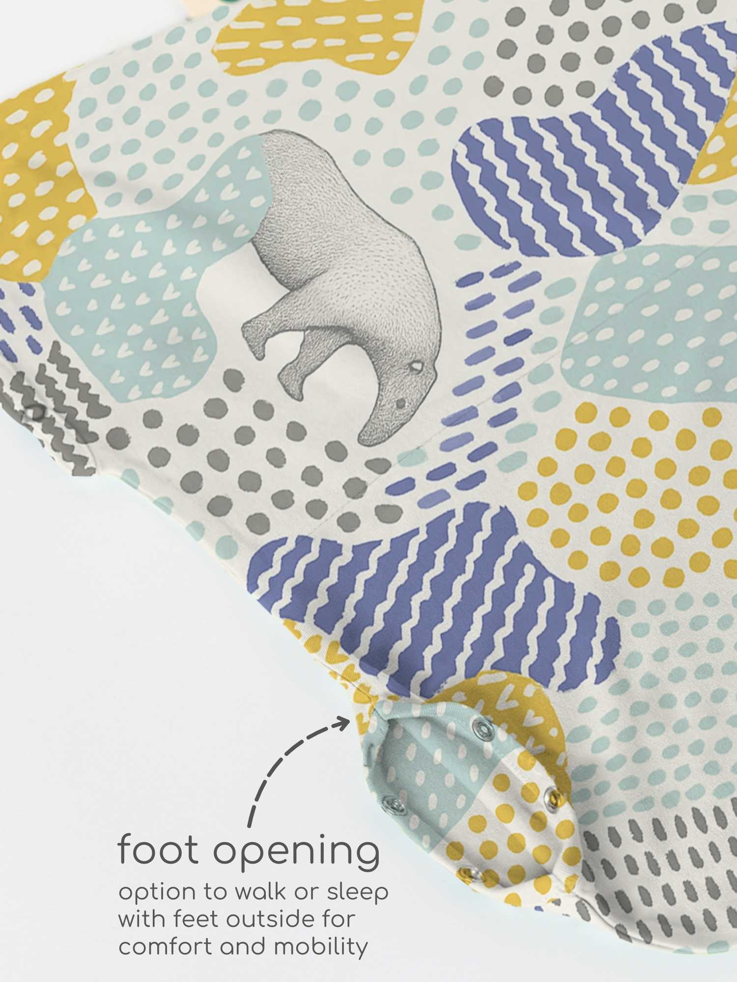 bamboo sleeping bag with foot opening