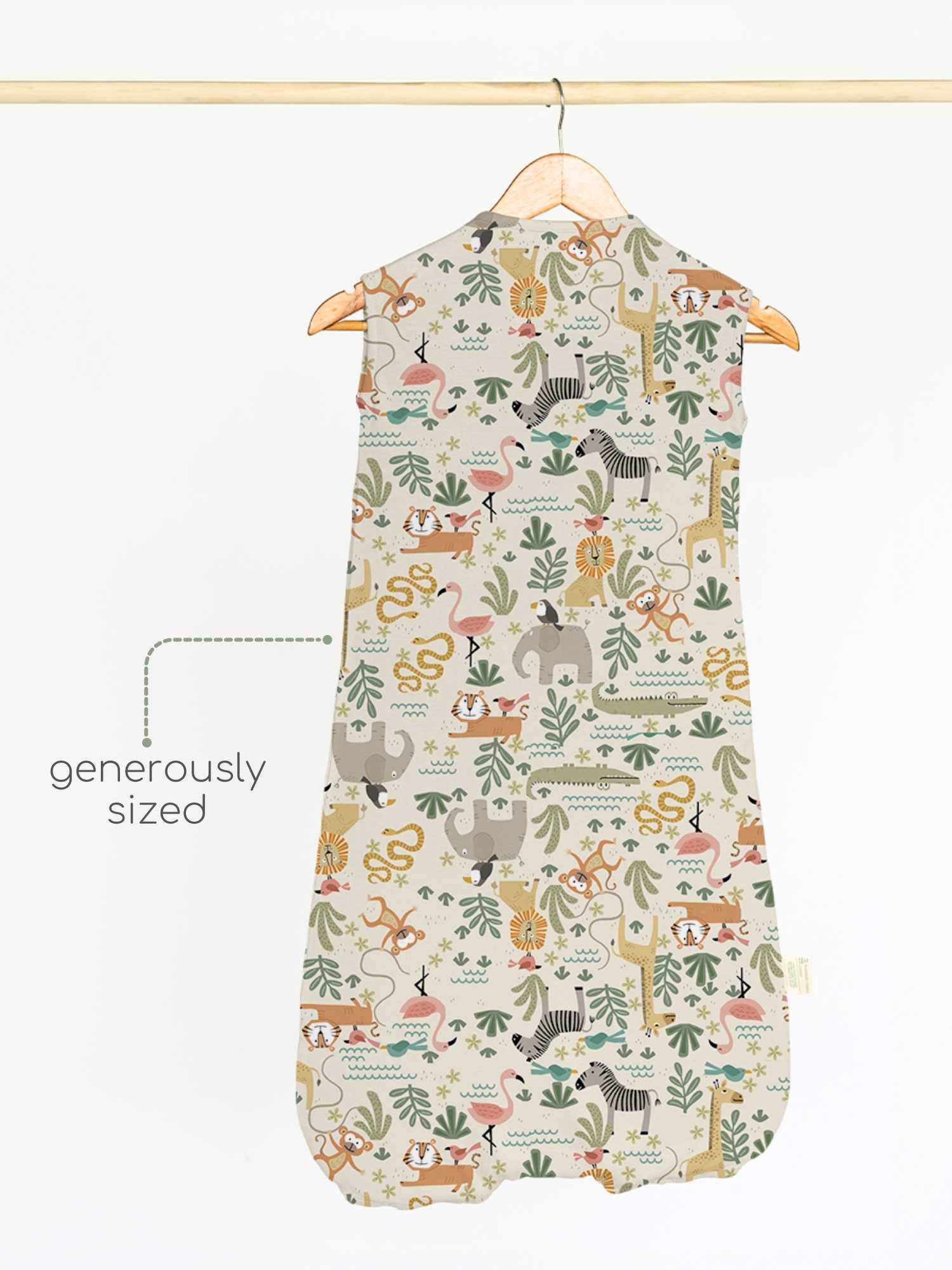 bamboo sleeping bag with foot opening