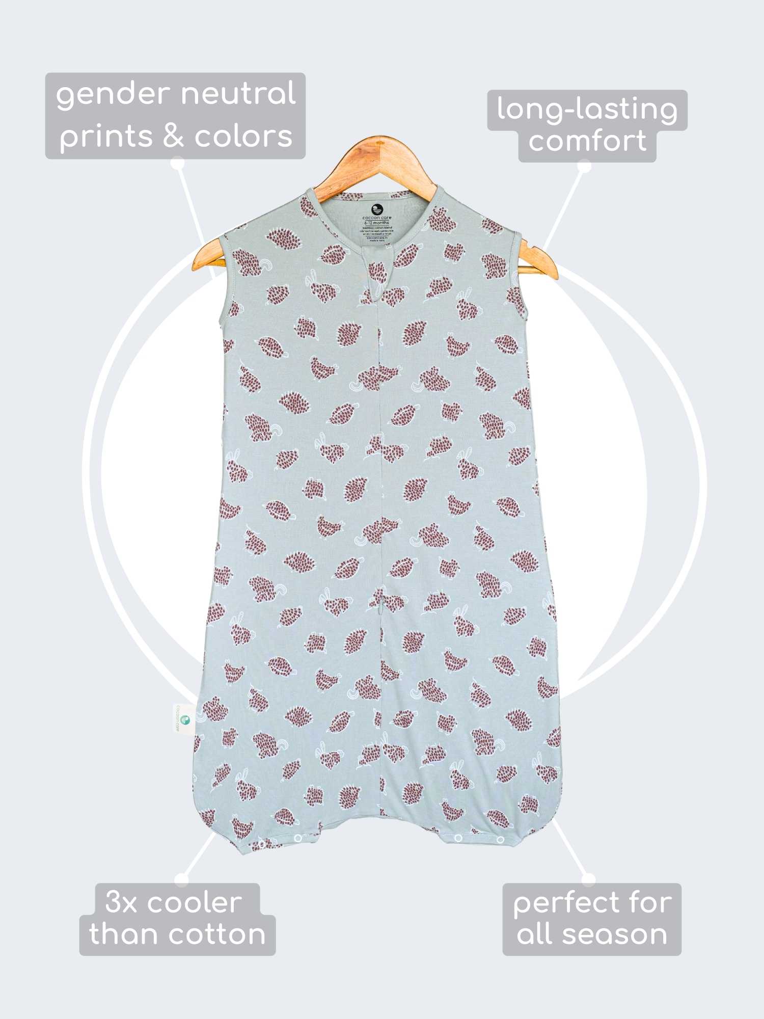 bamboo sleeping bag with foot opening