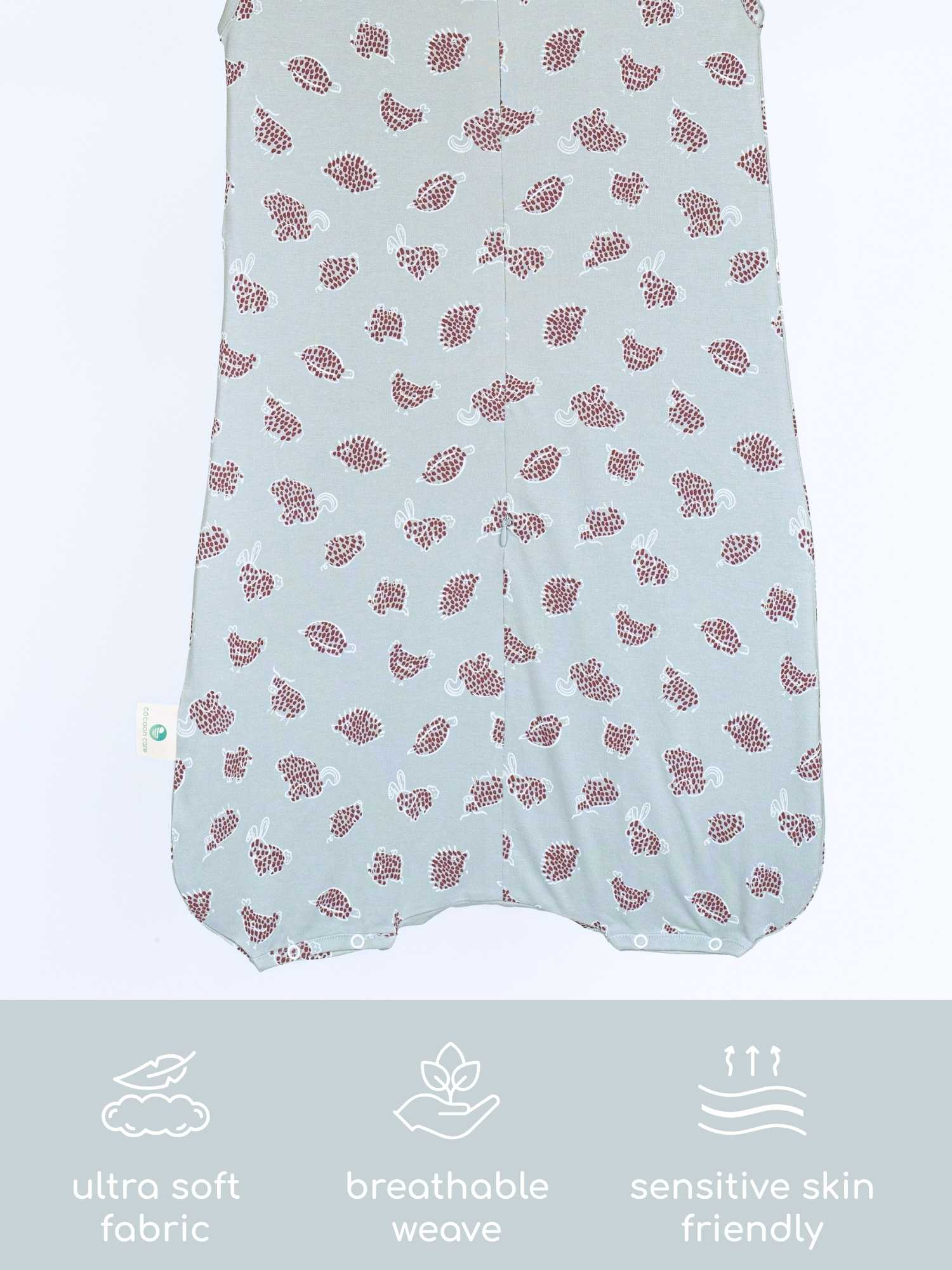 bamboo sleeping bag with foot opening