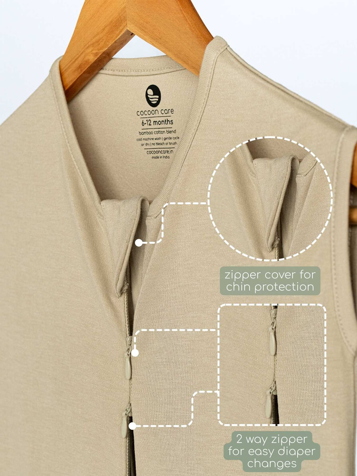 bamboo sleeping bag with foot opening