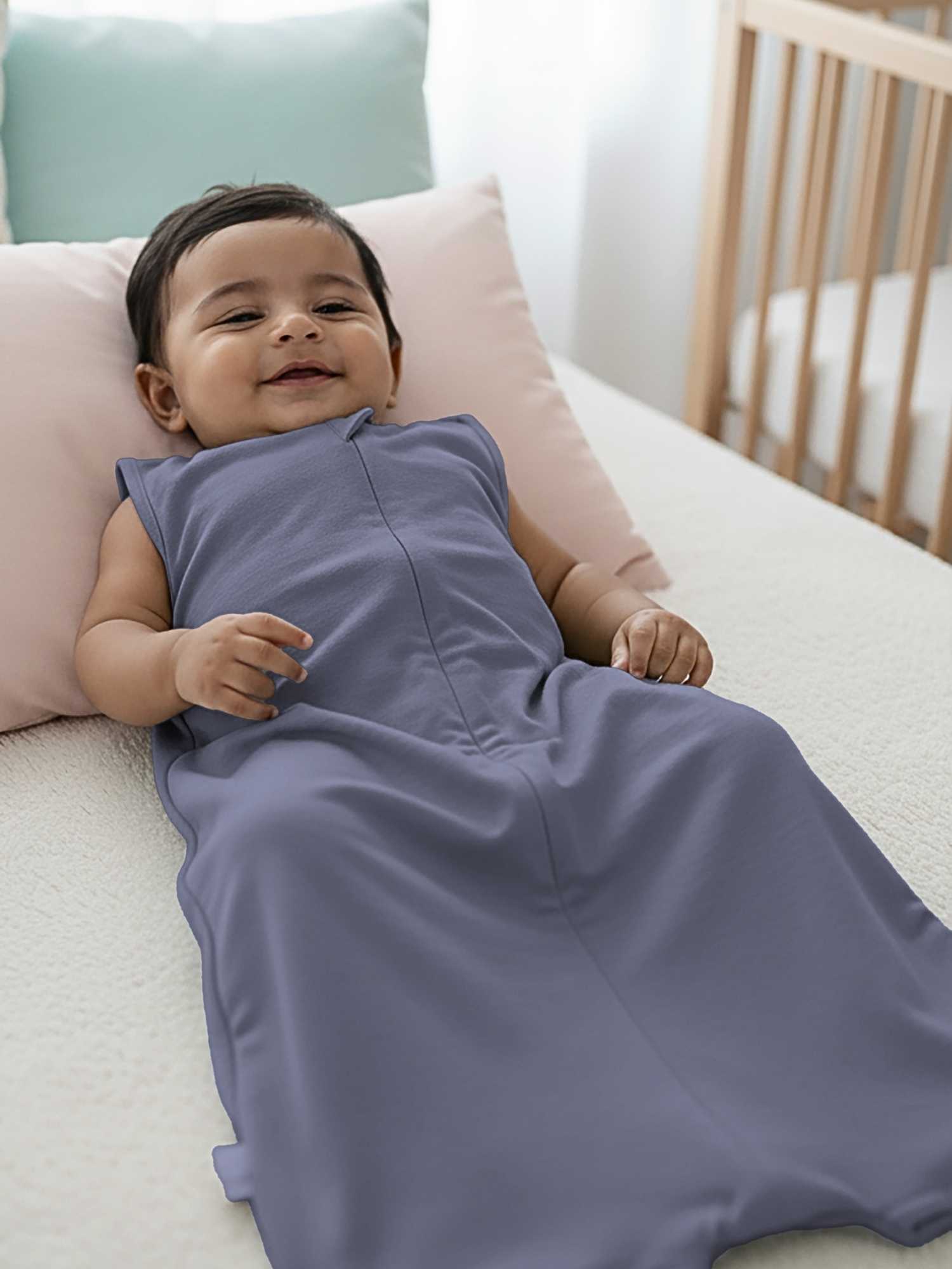 bamboo sleeping bag with foot opening - solid colours