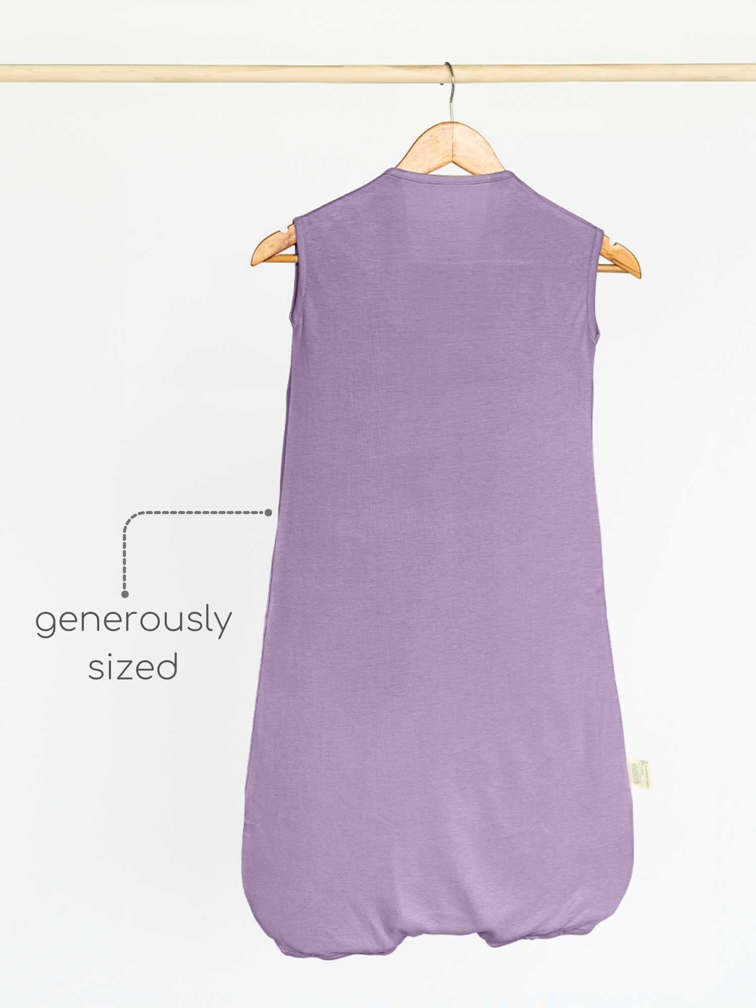 bamboo sleeping bag with foot opening - solid colours