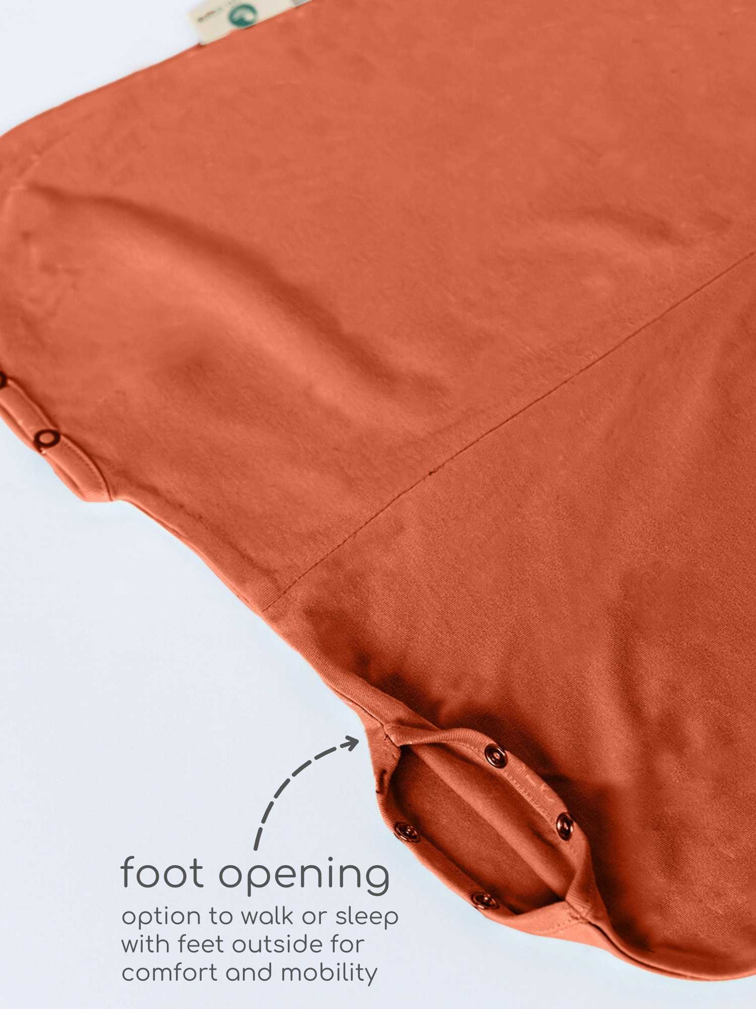 bamboo sleeping bag with foot opening