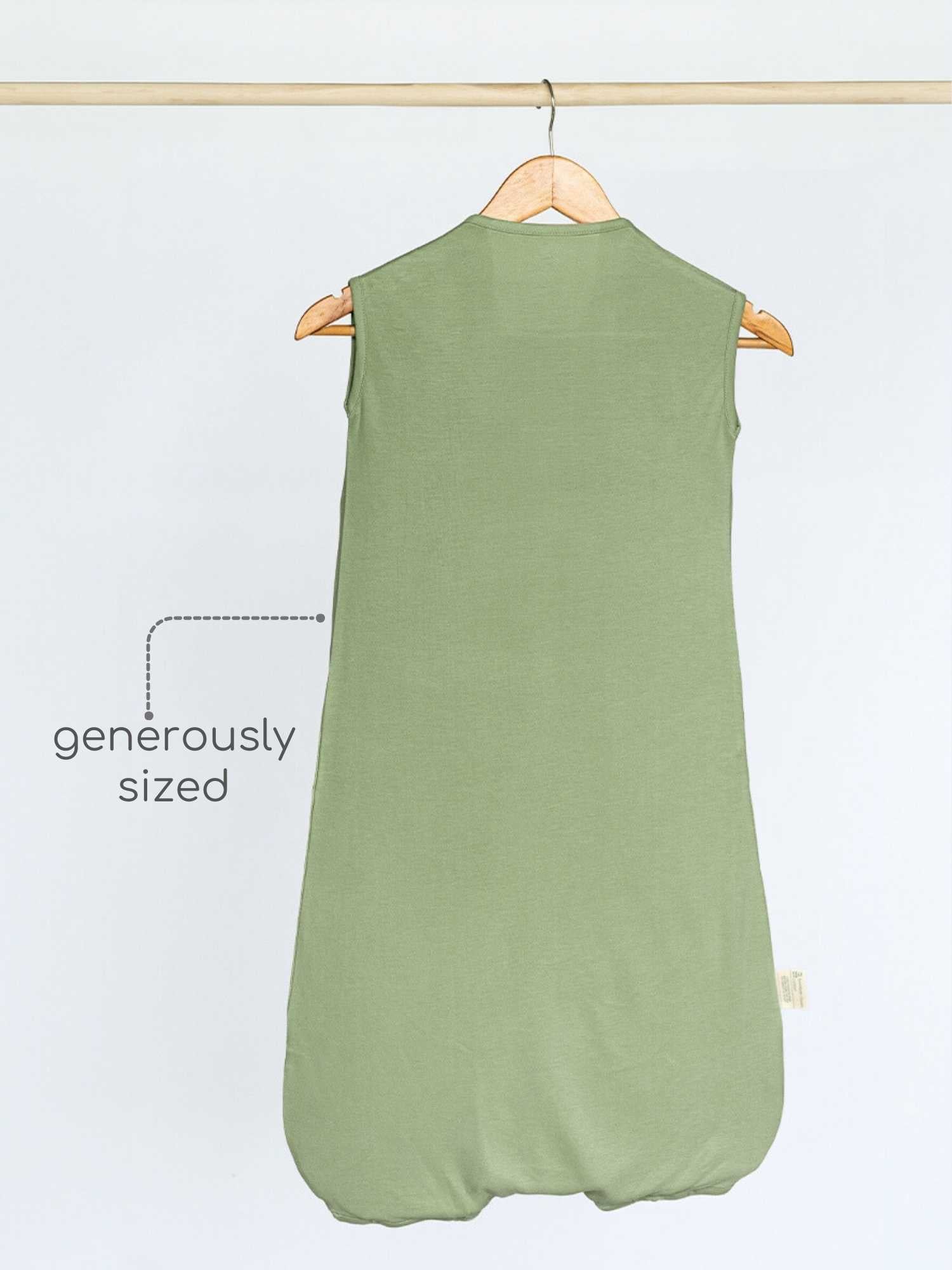 bamboo sleeping bag with foot opening - solid colours