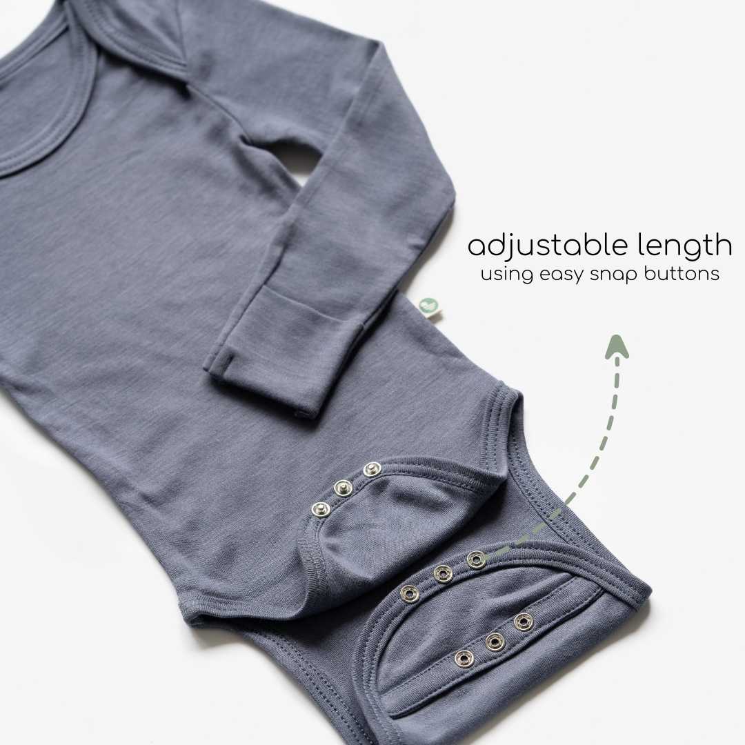 long sleeve bamboo bodysuit onesie for baby
