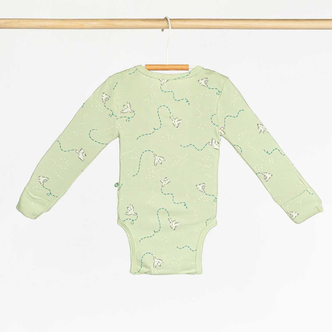 long sleeve bamboo bodysuit onesie for baby