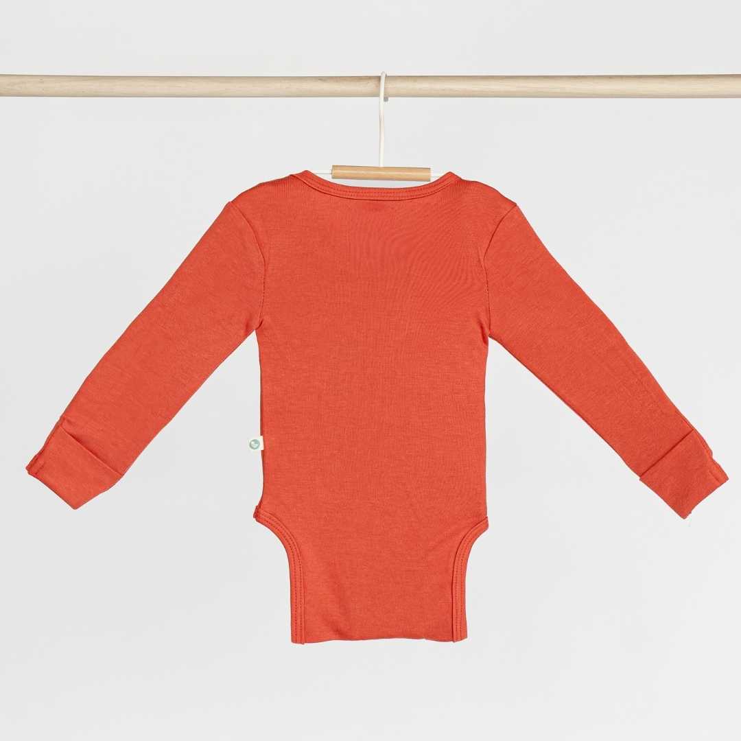 long sleeve bamboo bodysuit onesie for baby
