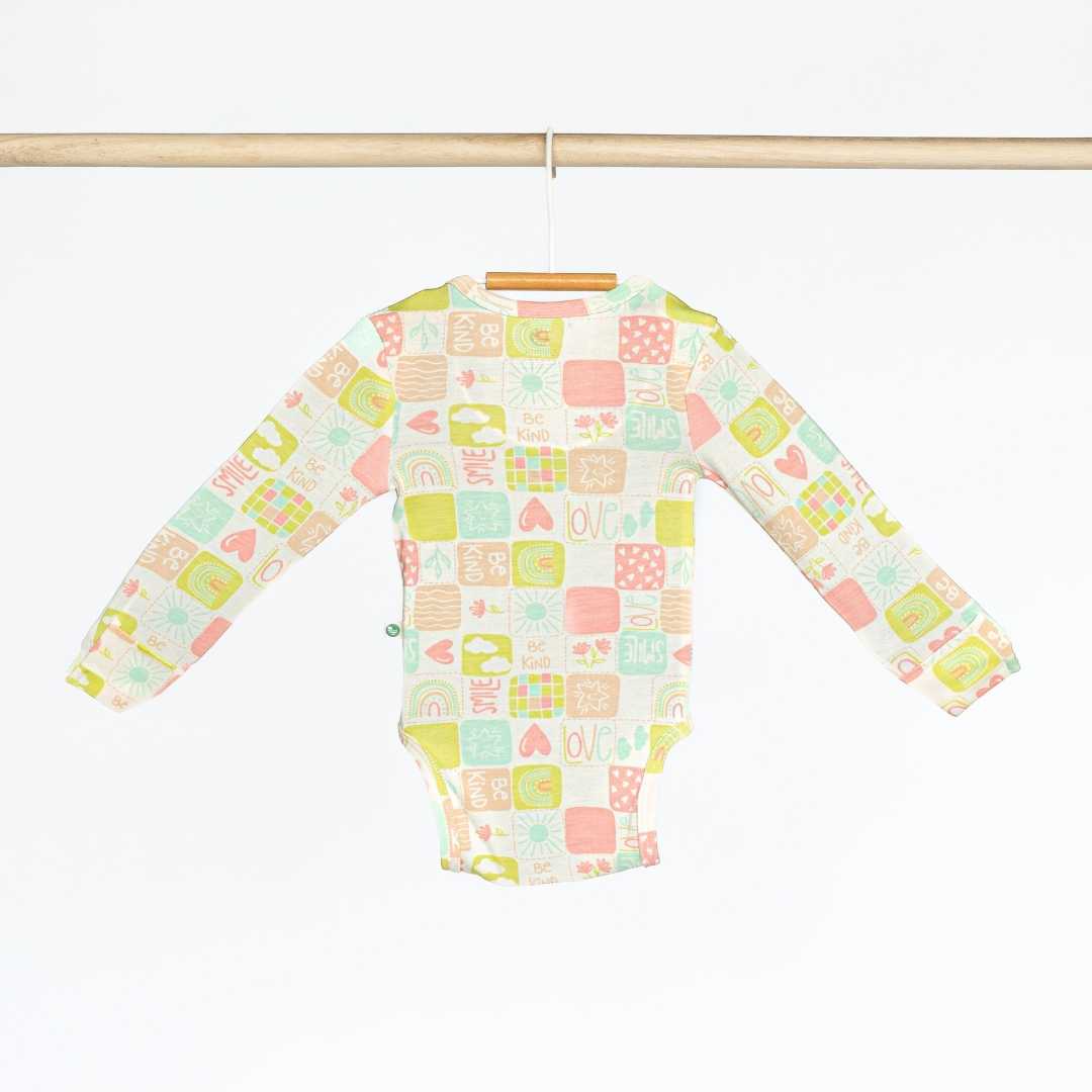 long sleeve bamboo bodysuit onesie for baby