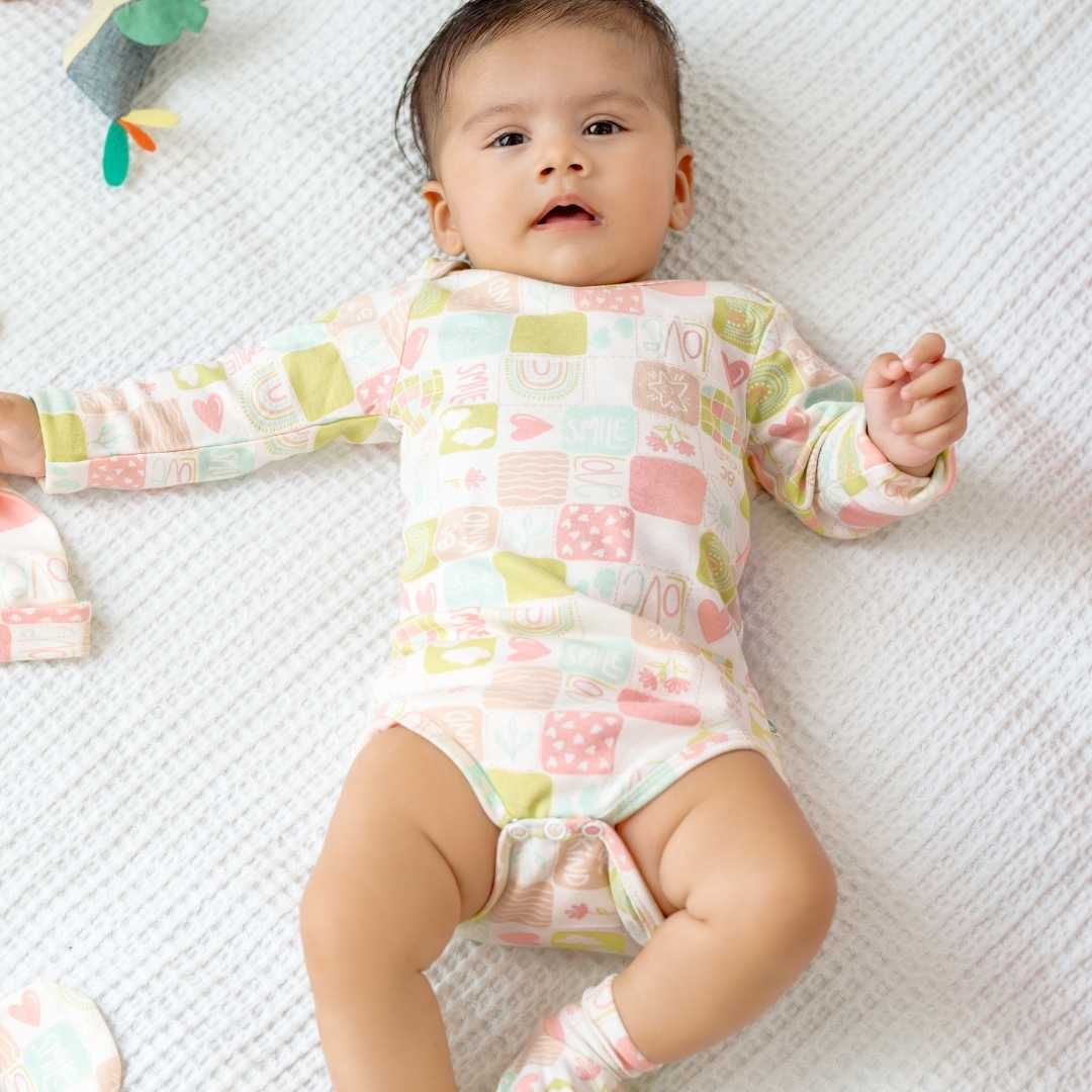long sleeve bamboo bodysuit onesie for baby