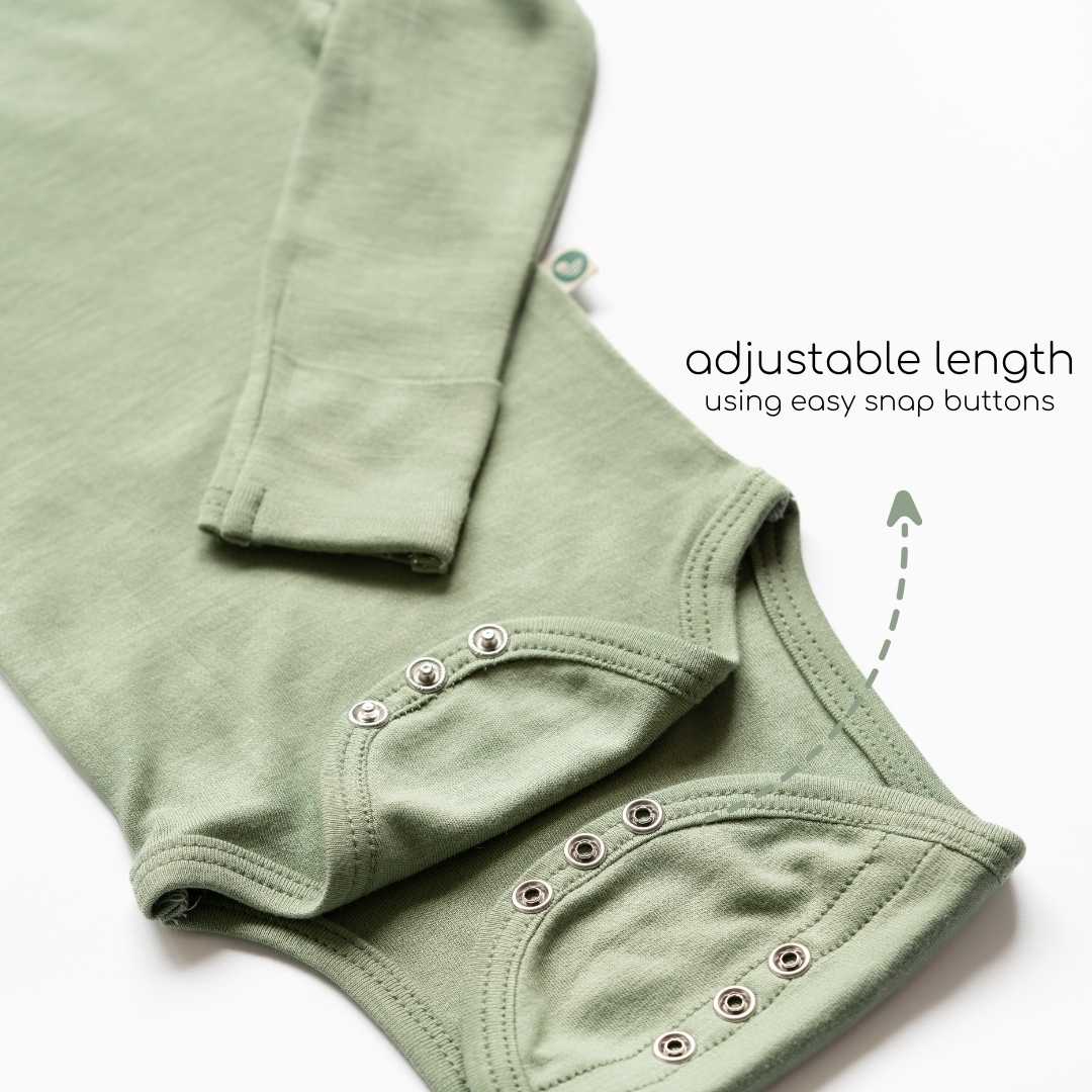 long sleeve bamboo bodysuit onesie for baby