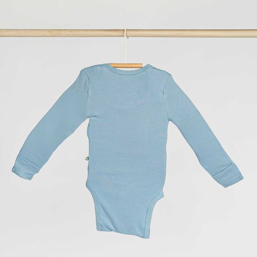 long sleeve bamboo bodysuit onesie for baby