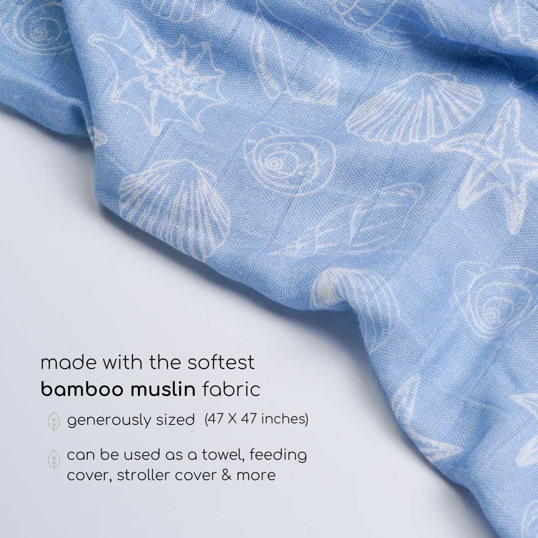 bamboo muslin swaddle pack of 2