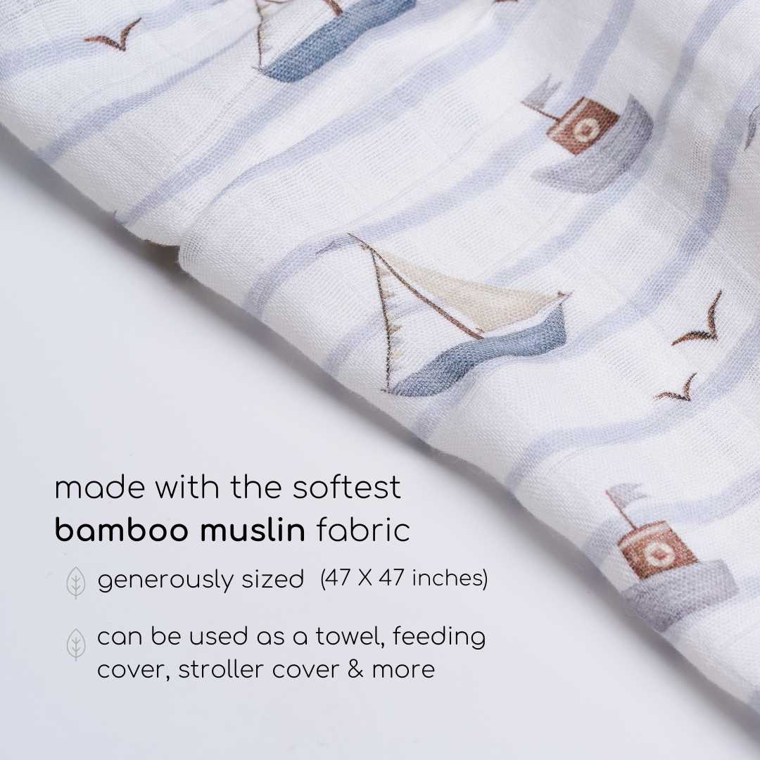 bamboo muslin swaddle pack of 2