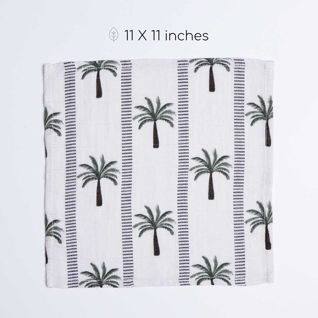 Bamboo Muslin Wash Cloth Pack of 5