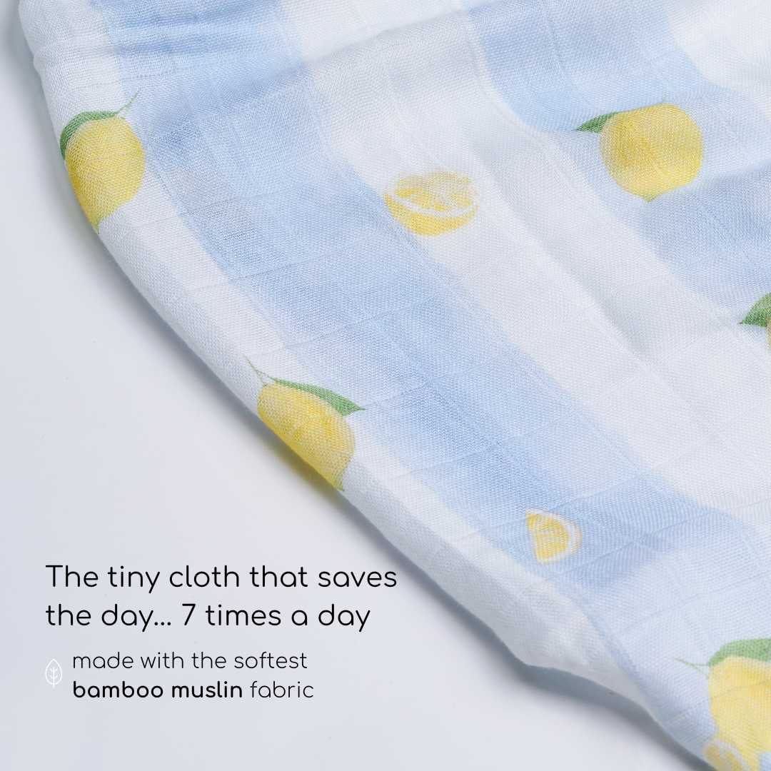 bamboo muslin wash cloth - by the sea