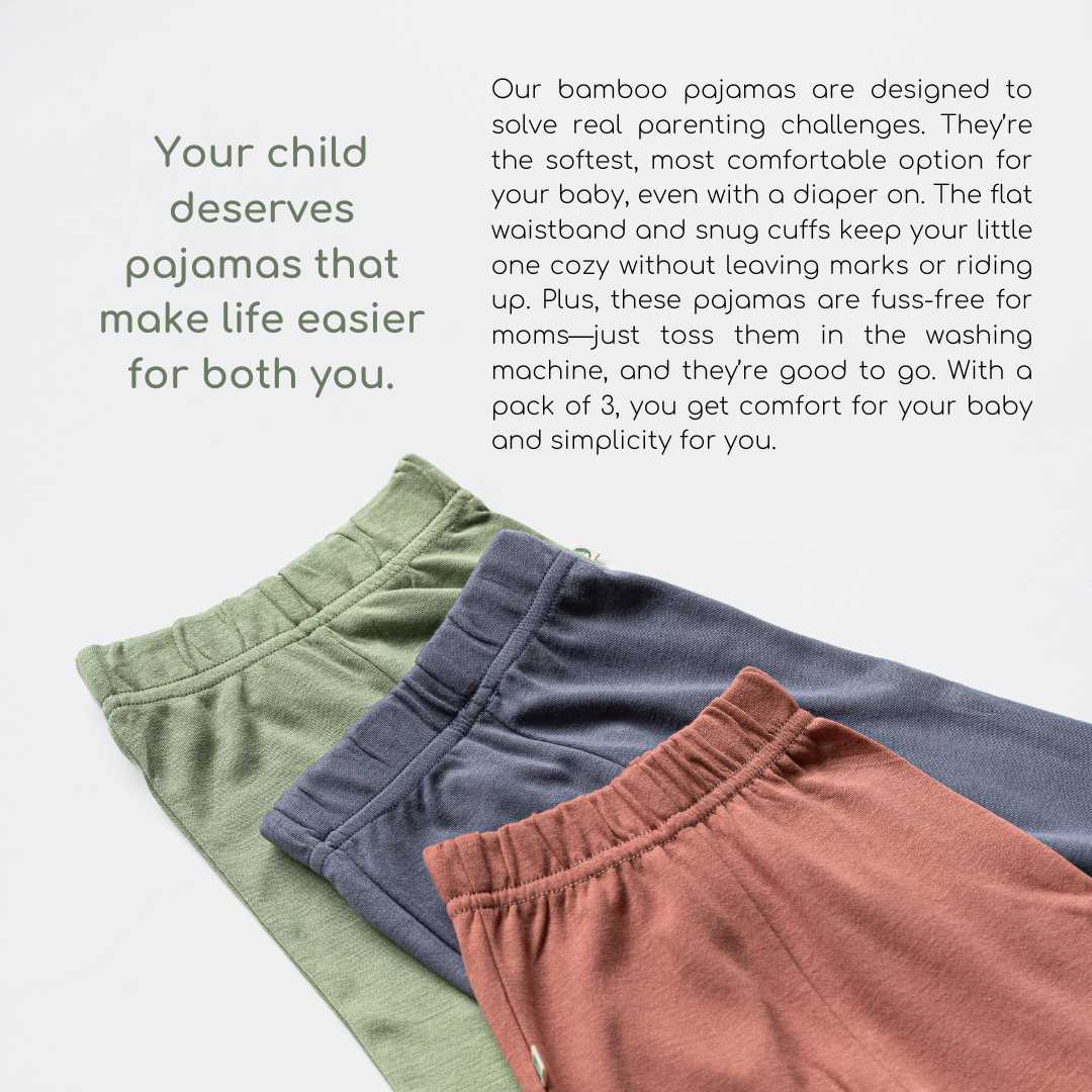 bamboo pajamas pack of 3