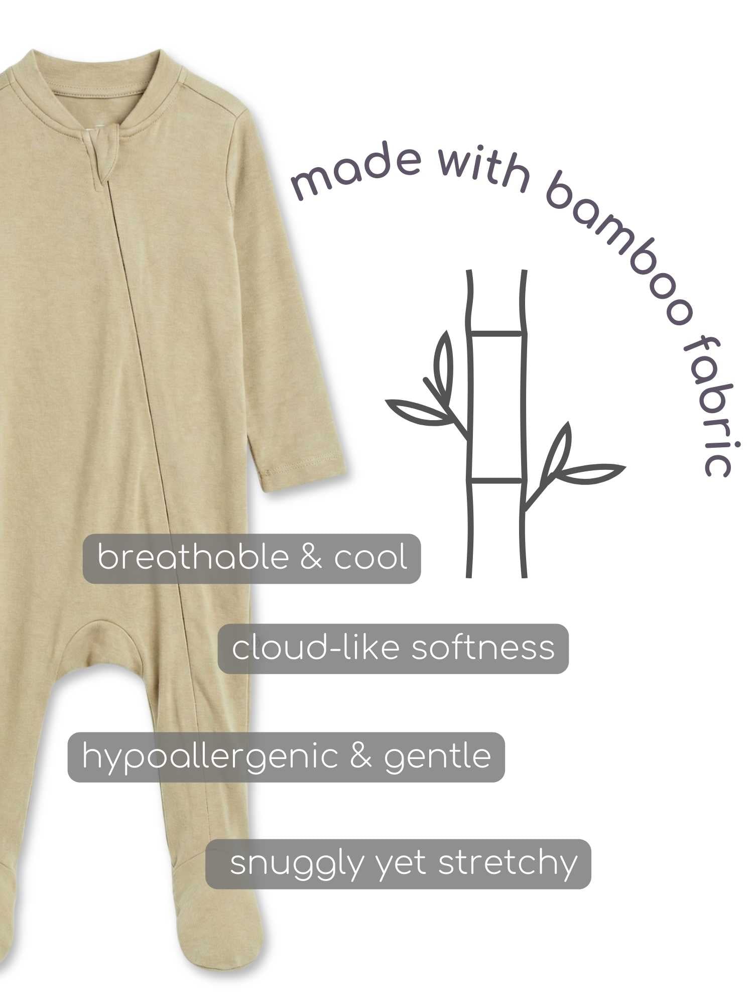 bamboo footed sleepsuit